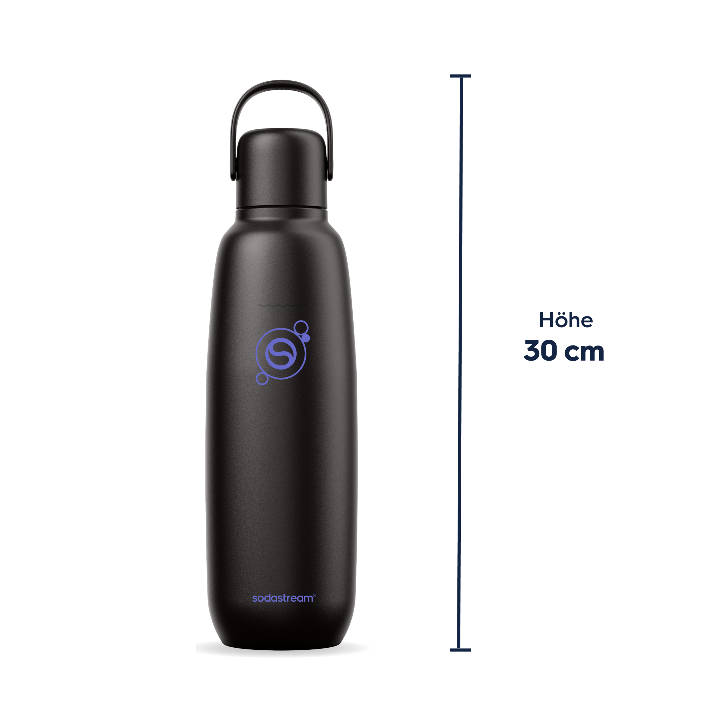SodaStream Thermoflasche »Metallflasche Fizz&go COOL DWS, 0,9 l, Trinkflasche« kompatibel mit SodaStream DUO, E-DUO, TERRA, ART & ENSO Wassersprudler
