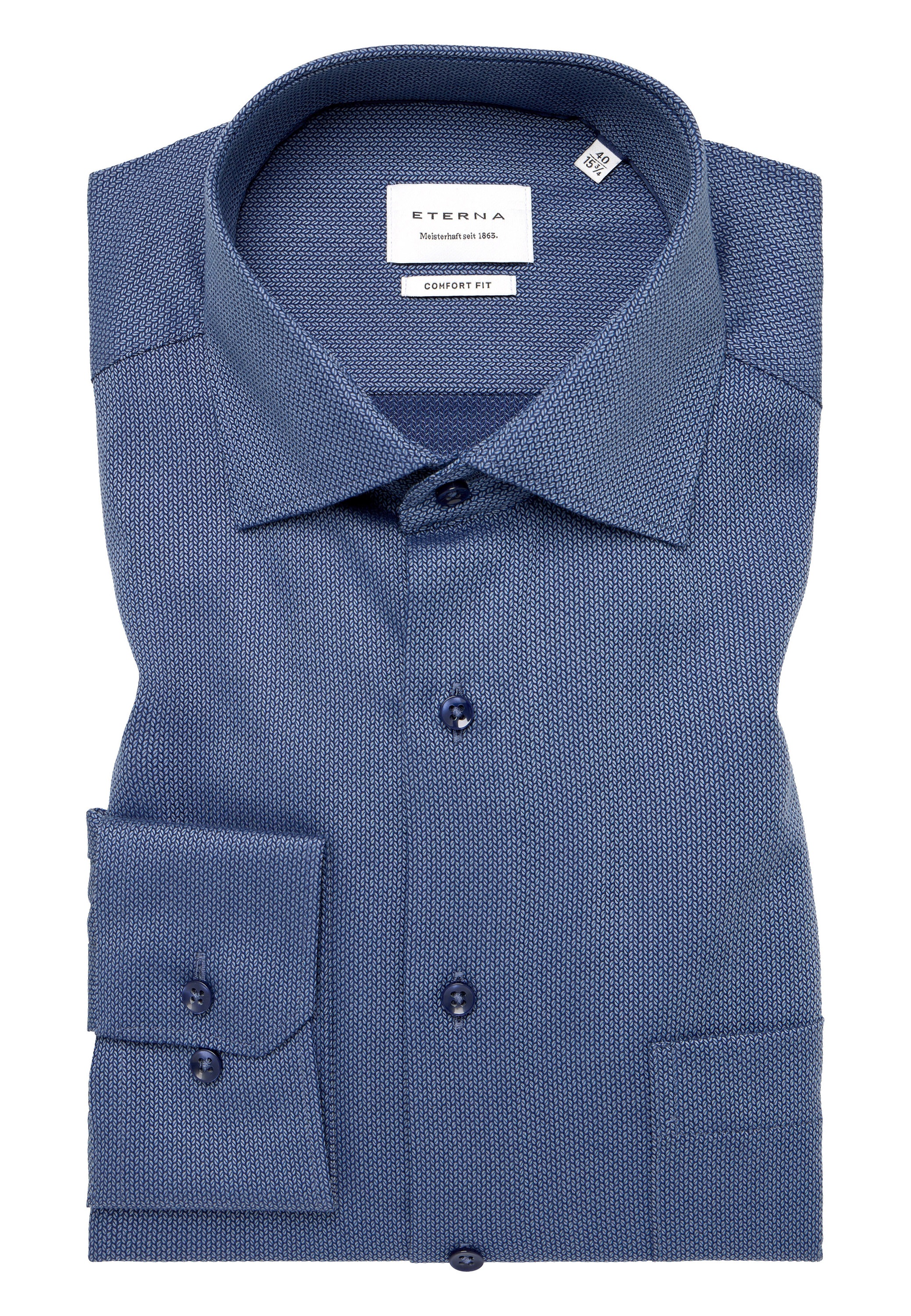 Eterna Langarmhemd »COMFORT FIT«, NON IRON (bügelfrei)