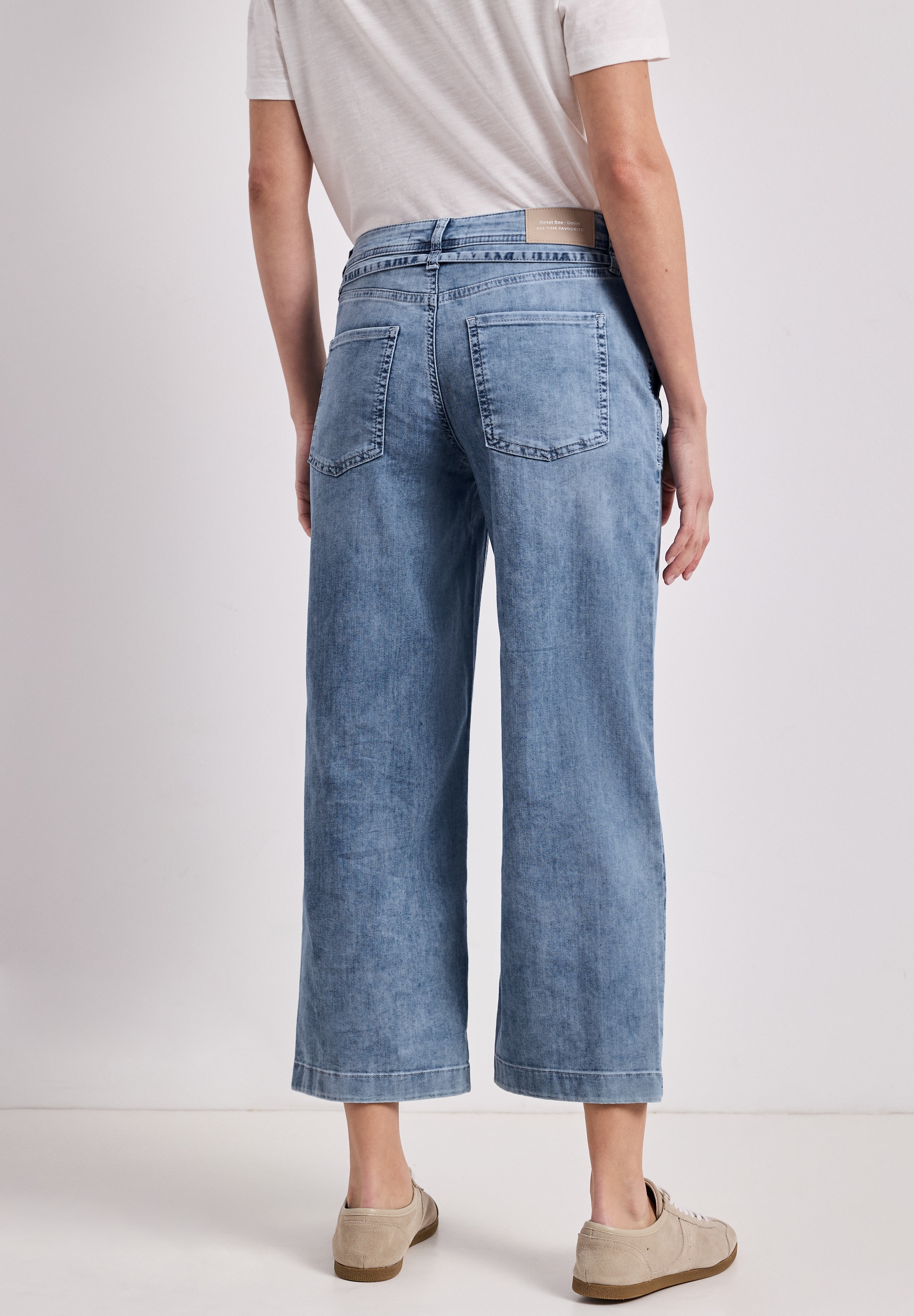 STREET ONE Loose-fit-Jeans Middle Waist günstig online kaufen