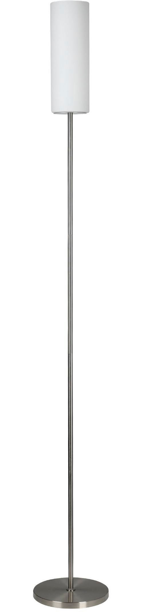 EGLO Stehlampe »Troy 3 Stehlampe, Stahl, Glas satiniert weiß, E27, inkl. Trittschalter« E27 1 Stk.