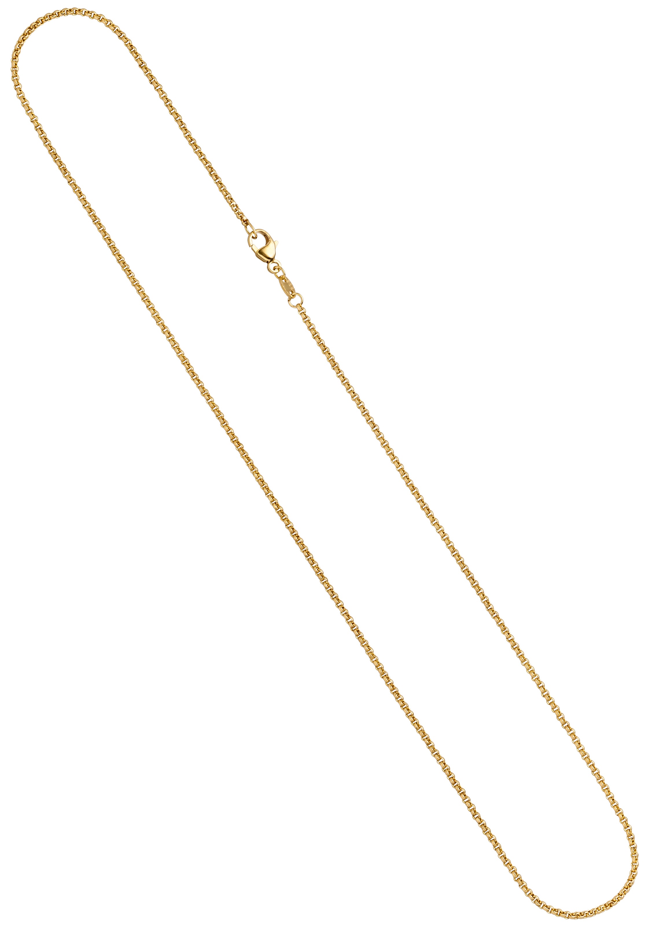 JOBO Goldkette Erbskette 585 Gold 36 cm 1 5 mm