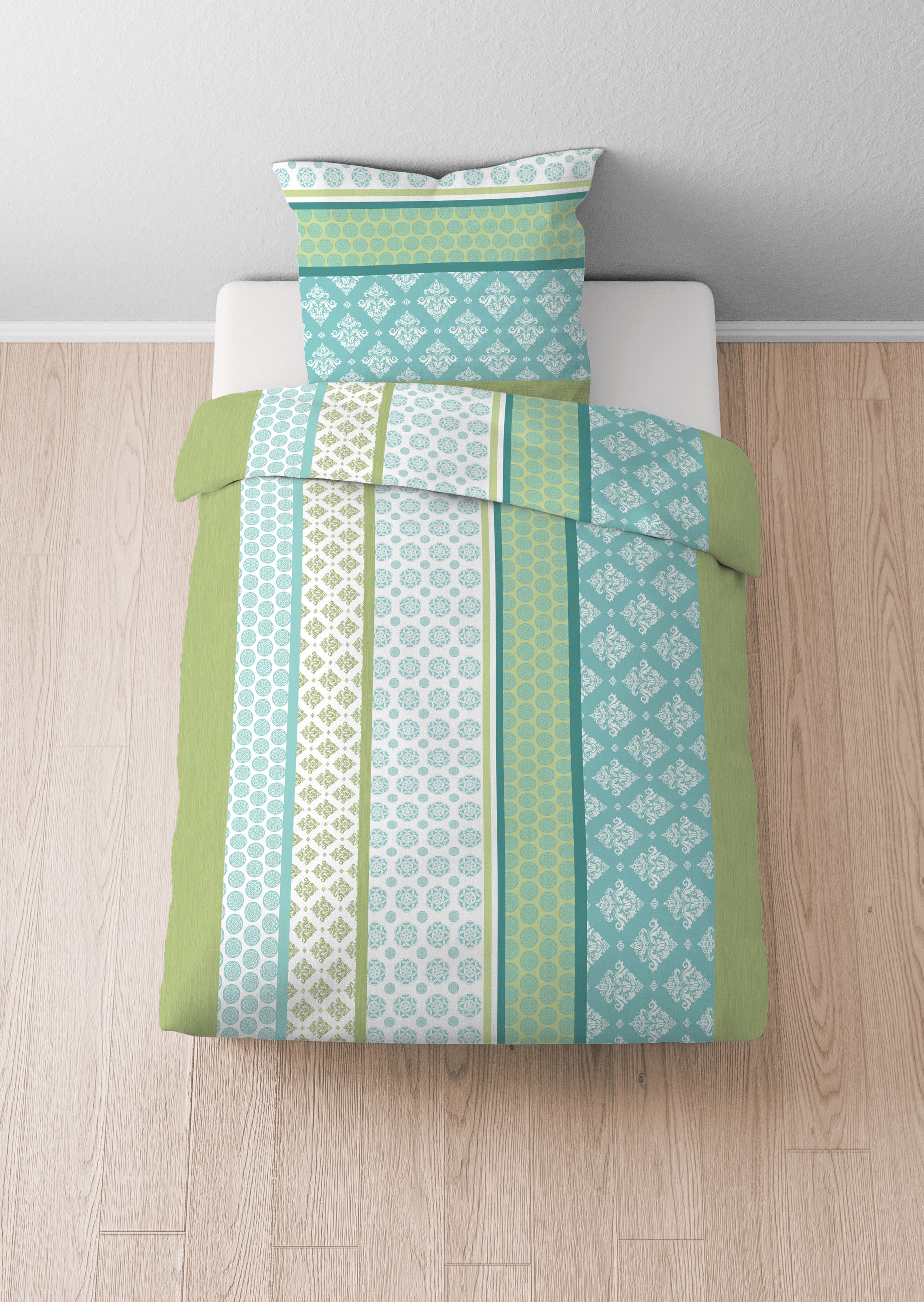 Castell - Markenbettwäsche Bettwäsche "0260365" 2 Stk. tlg. absolut bügelfr günstig online kaufen