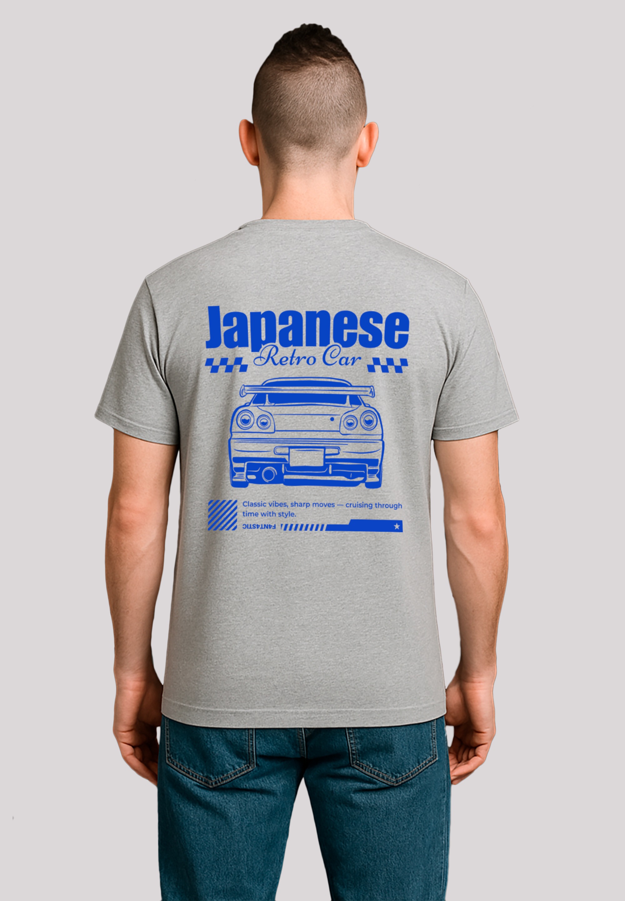 F4NT4STIC T-Shirt »Retro Car Japanese Streetstyle«, Japan Streetwear Styles