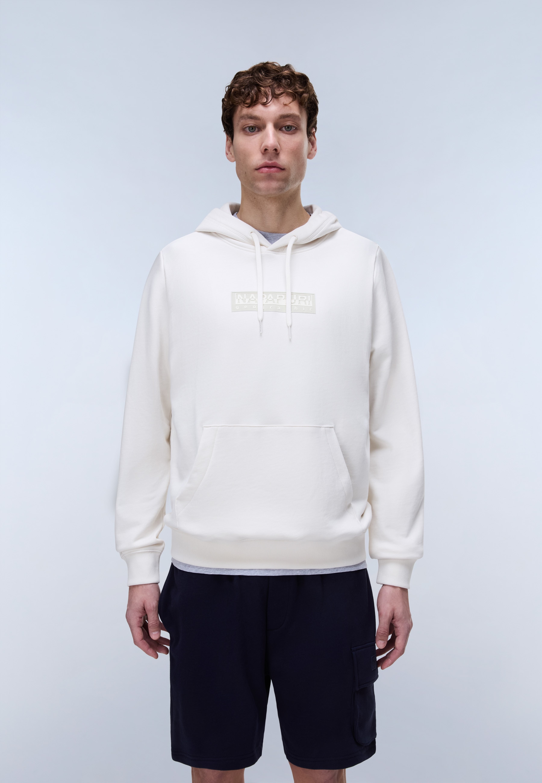 Napapijri Kapuzensweatshirt, mit Kordel am Verschluss, in normaler Länge