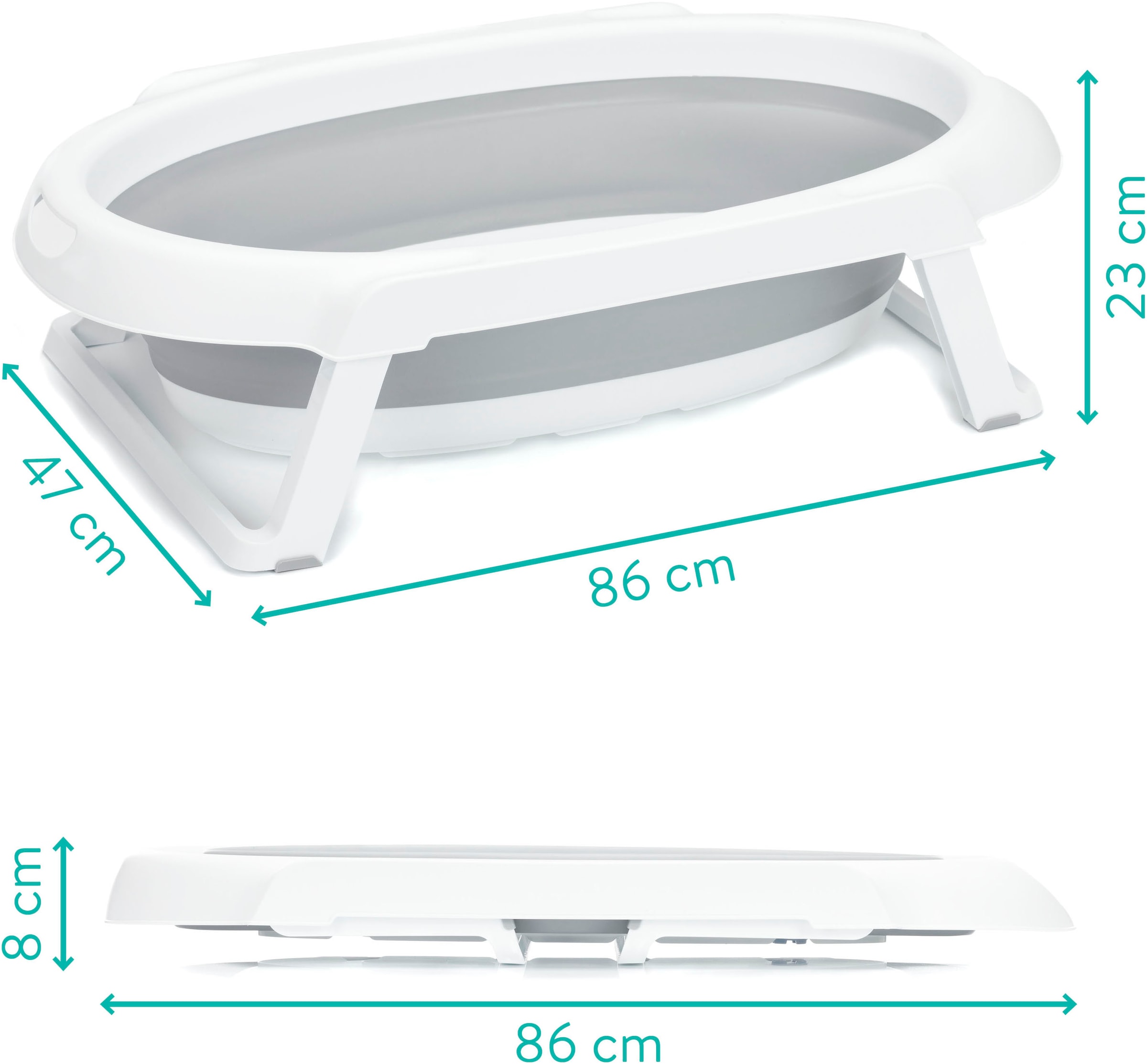 Fillikid Badewanne »Faltbadewanne Stand«