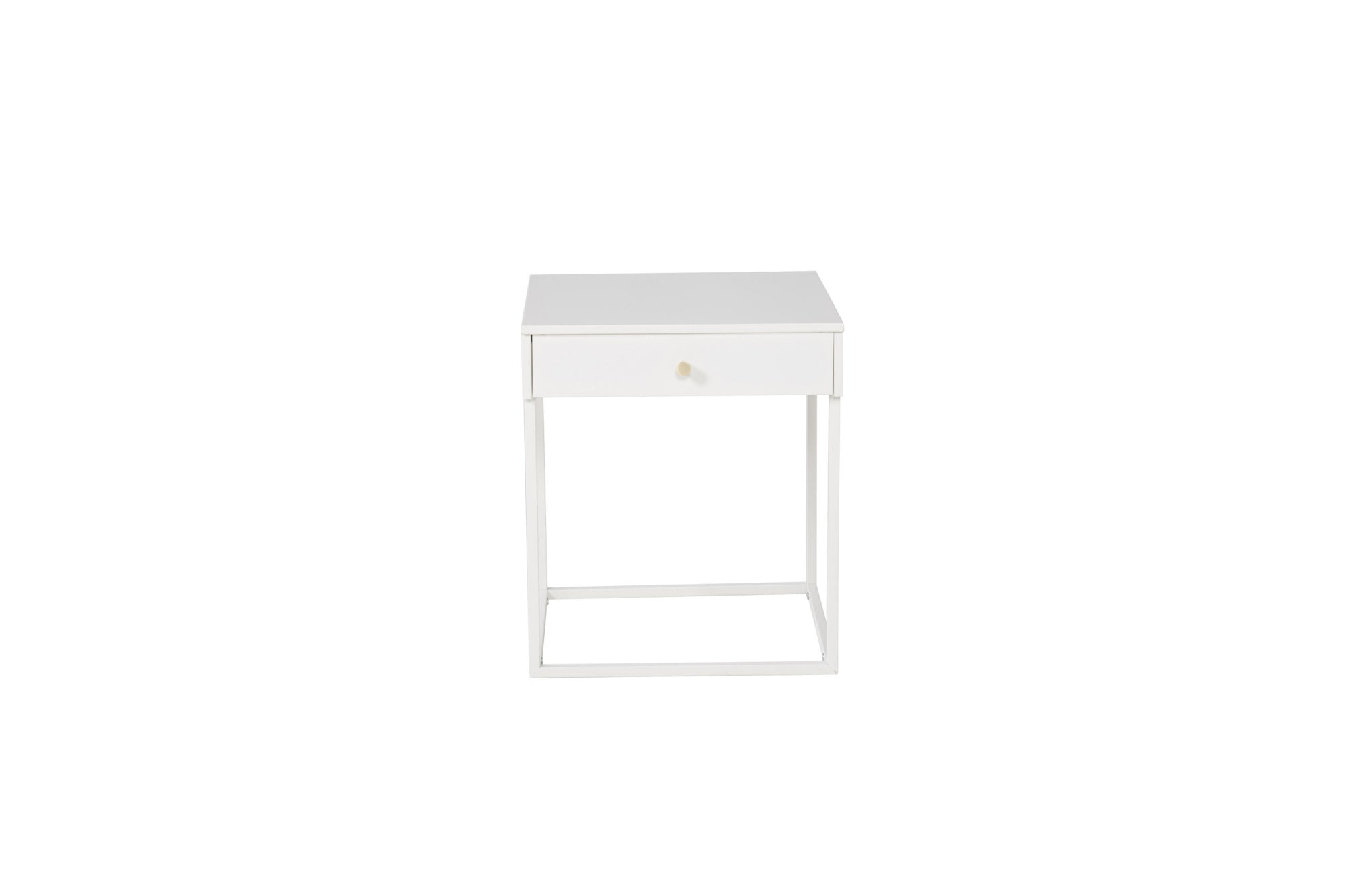 Venture Home Nachttisch »Bakal, minimalistischer Nachttisch, 43 × 43 cm« Schlafzimmertisch, Stahl, pulverbeschichtet, offene Form, leicht