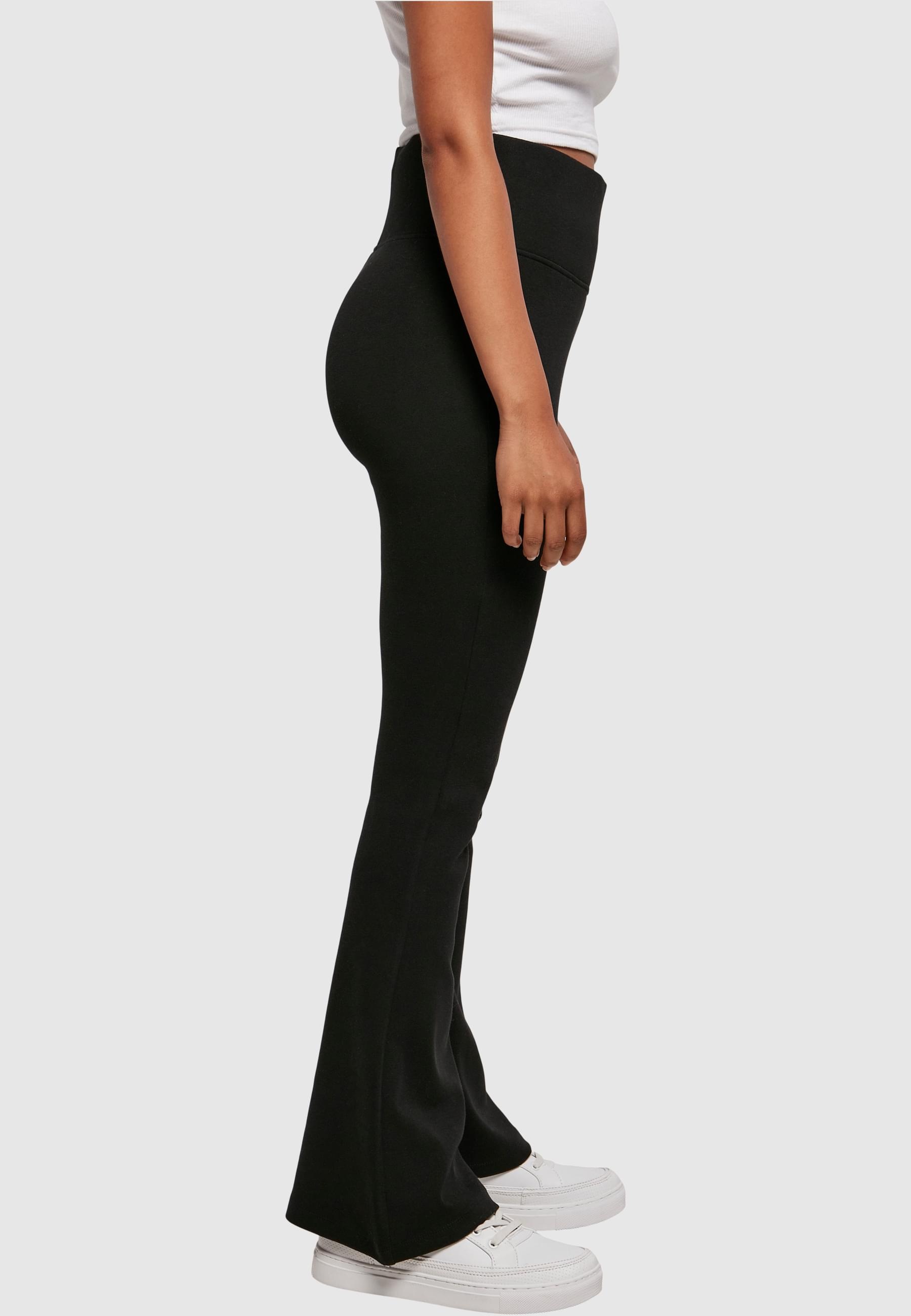 URBAN CLASSICS Leggings »Urban Classics Damen Ladies Organic Interlock Bootcut Leggings«, (1 tlg.)