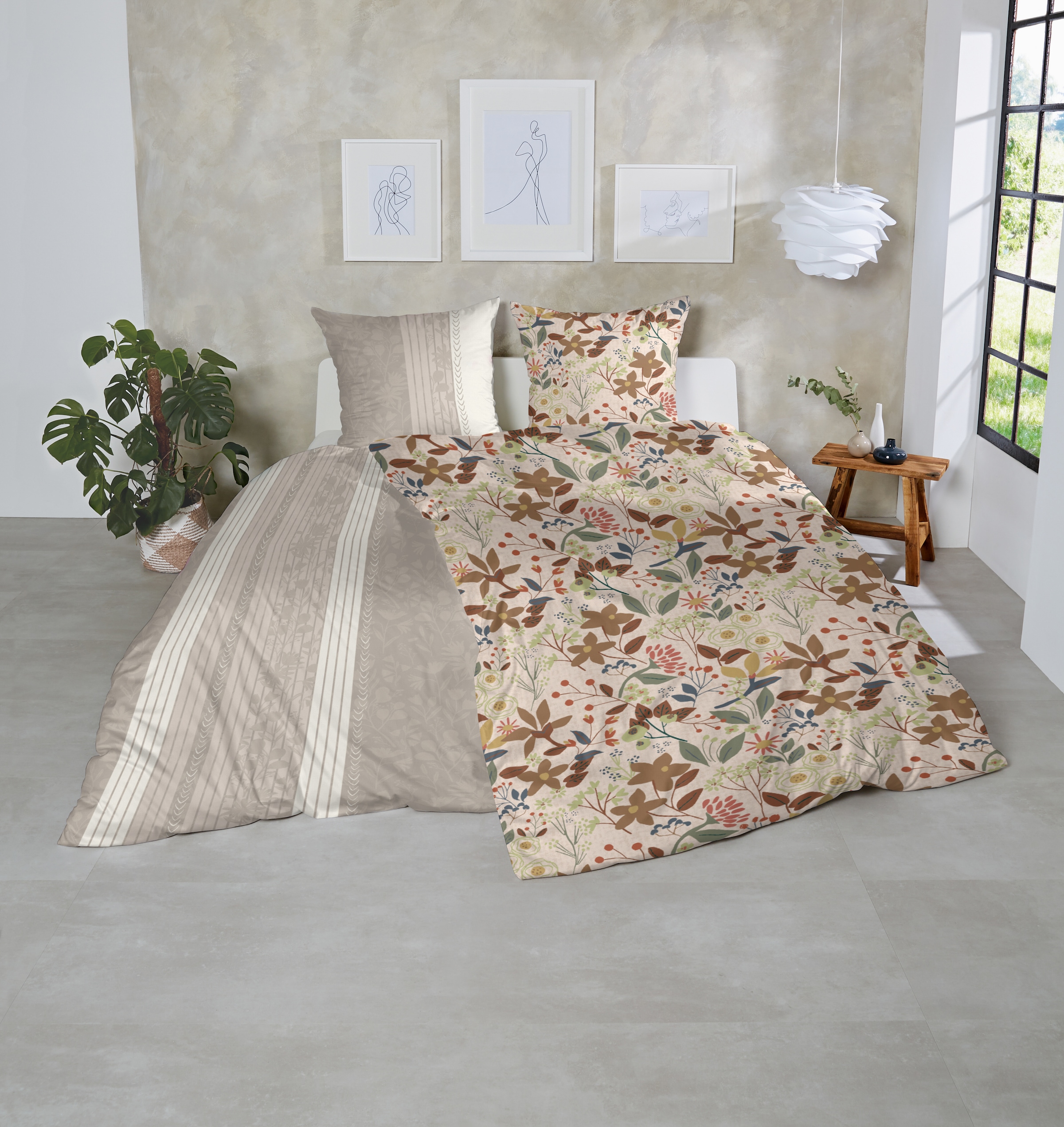 Primera Bettwäsche "Feinbiber-Bettwäsche" 2 Stk. tlg. samtweich und natürli günstig online kaufen