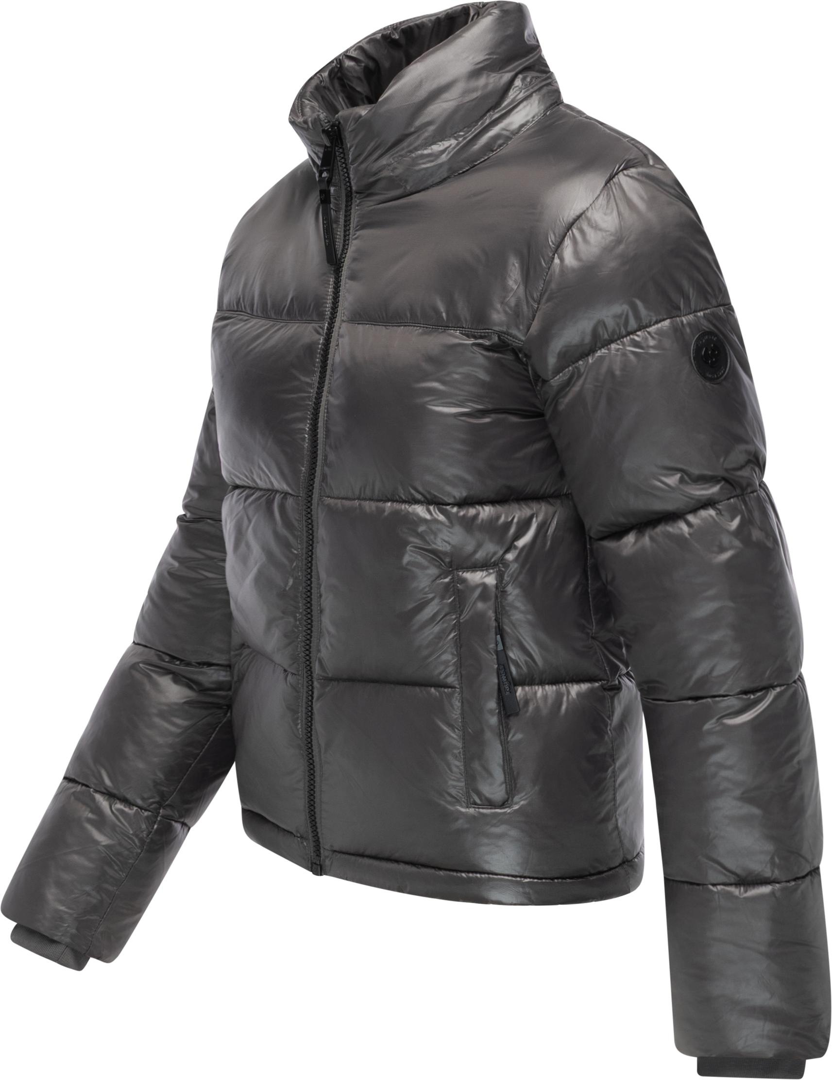 Ragwear Steppjacke »Roobie II«, mit Kapuze, Matt glänzende Damen Winterjacke mit Kapuze