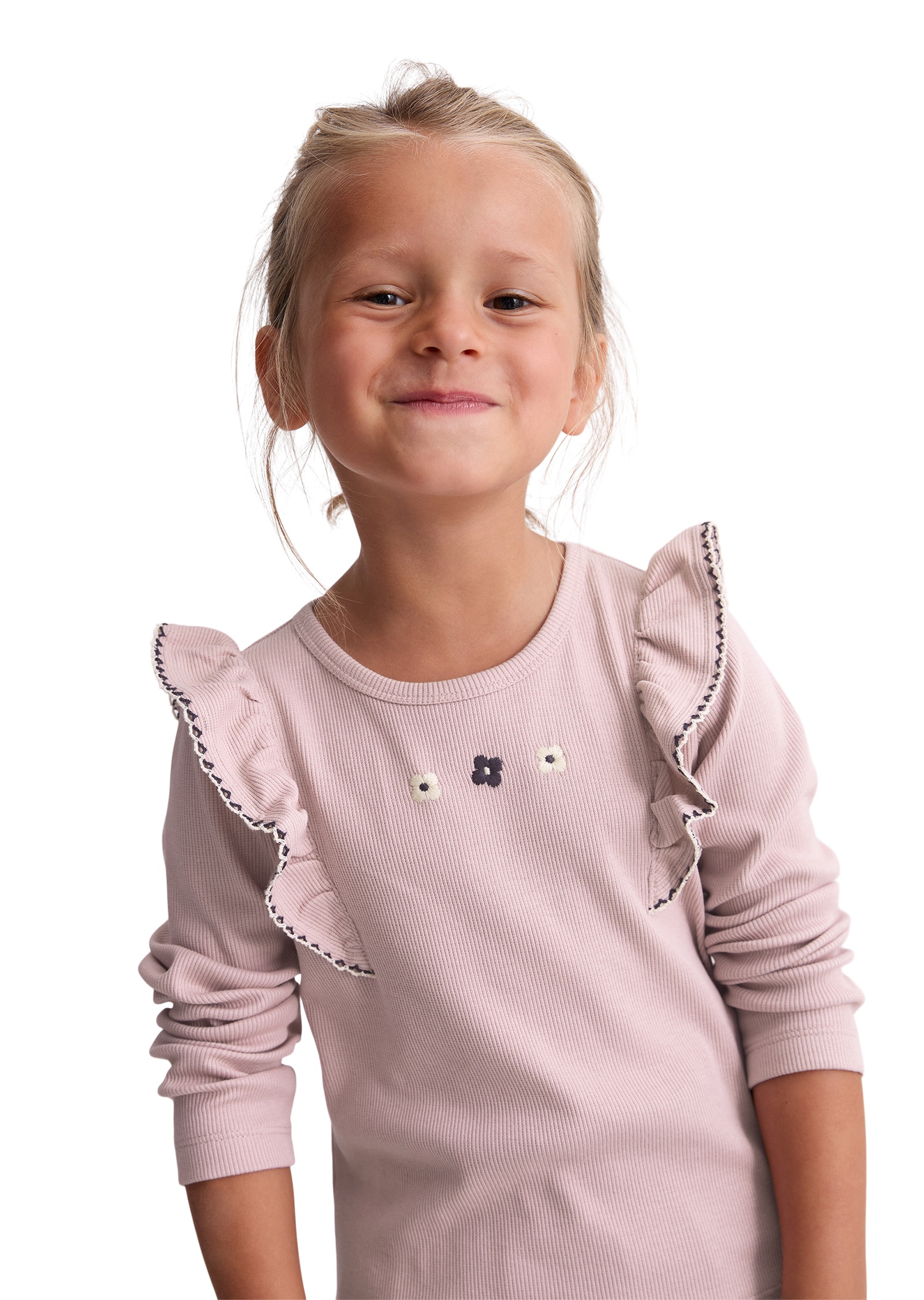 Marc O'Polo Langarmshirt »mit feiner Rippstruktur«