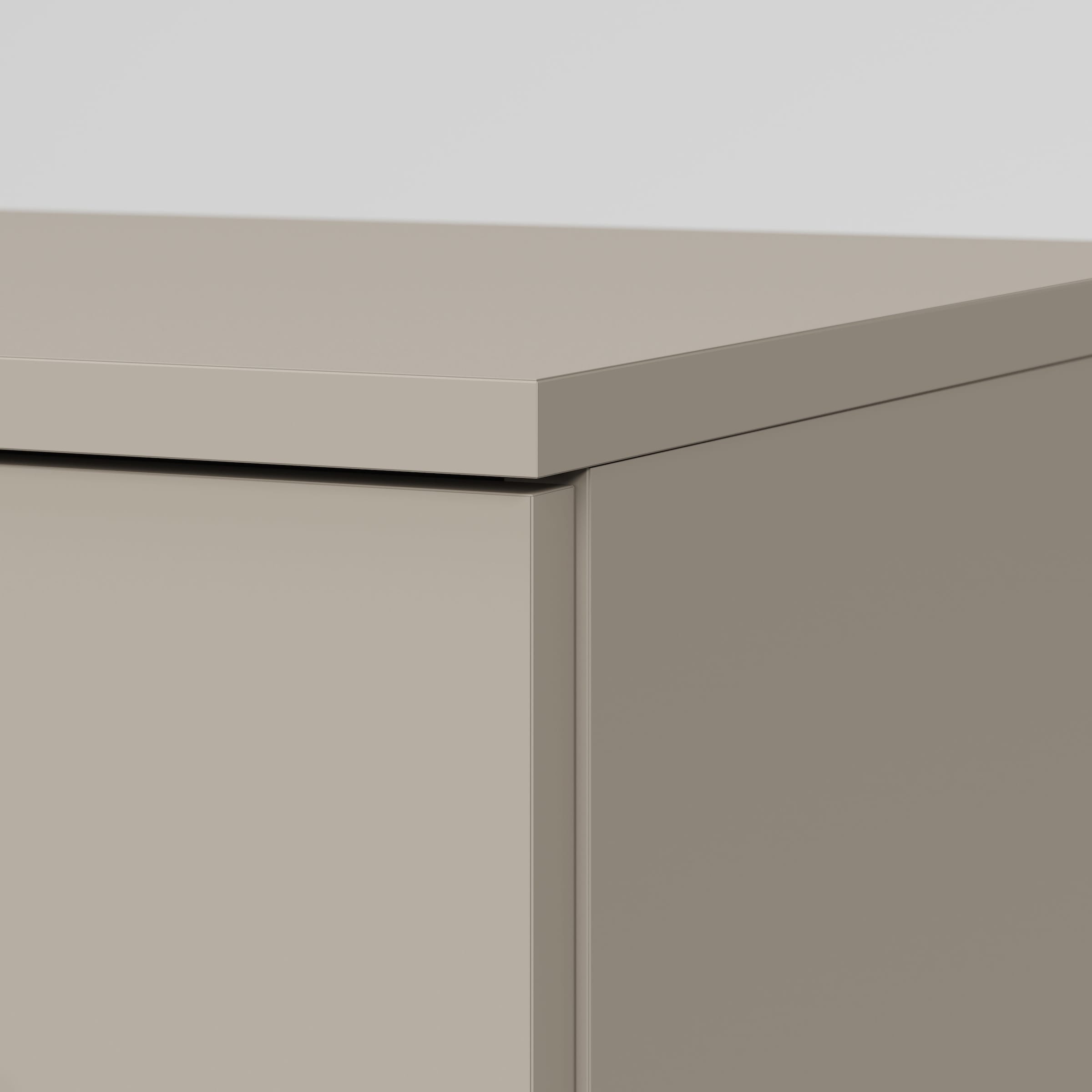 INOSIGN Nachtkommode »Lagos, 2 Nachtschränke, 3 Schubladen, schwarze Griffe & Füße«, (Set, 2 St.), modernes Design, B/T/H je 40/35/65 cm, pflegeleichte Oberfläche