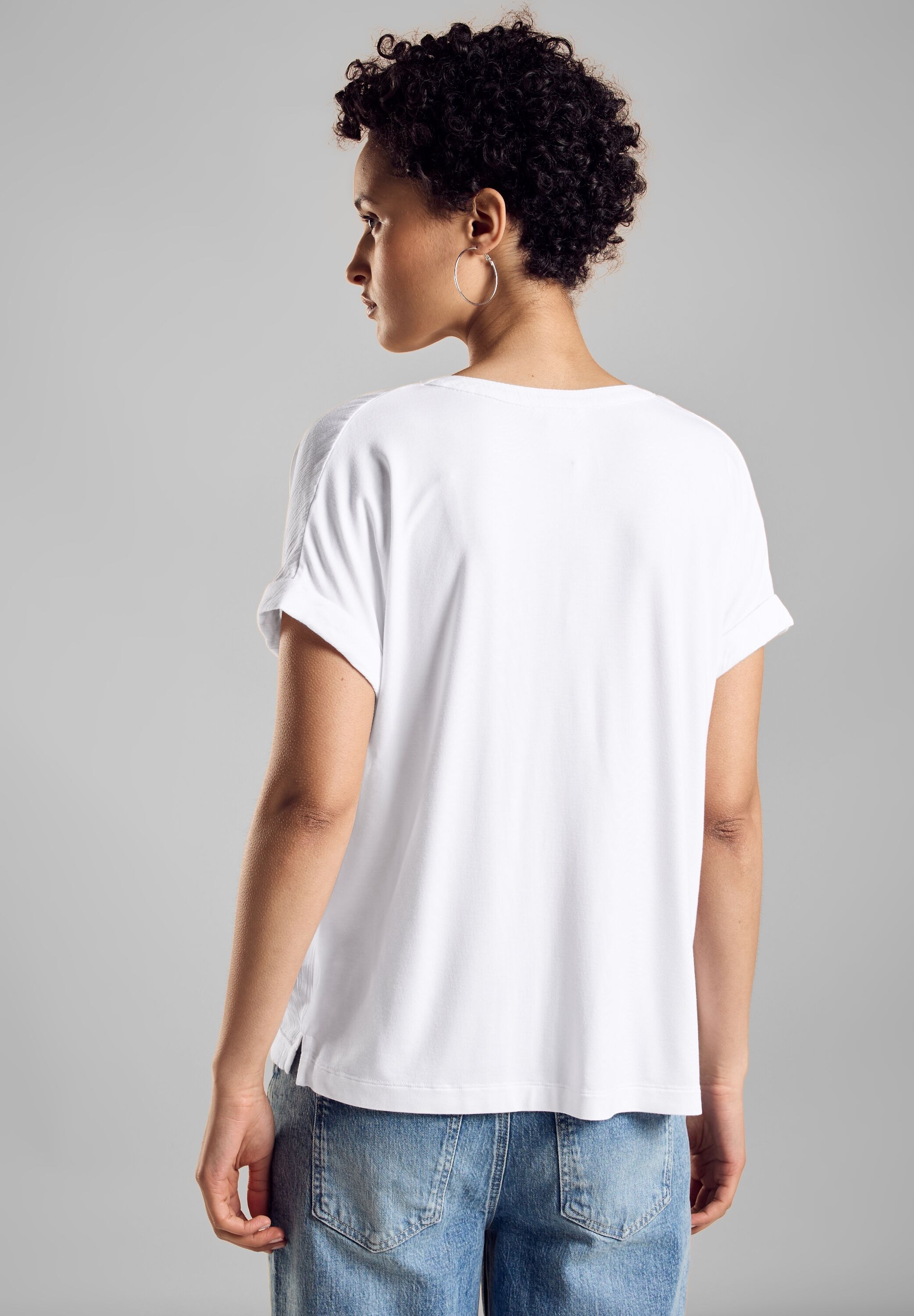 STREET ONE Blusenshirt, in Blusen-Optik