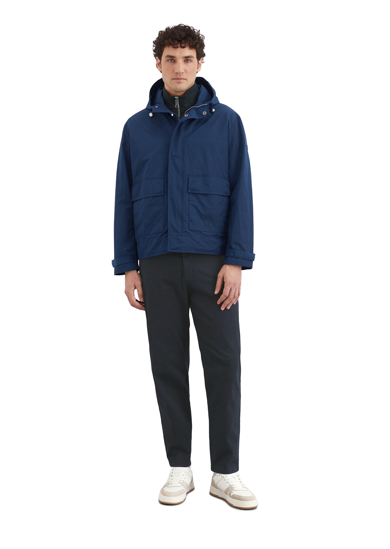 Marc O'Polo Outdoorjacke »aus wasserabweisendem Material«, mit Kapuze
