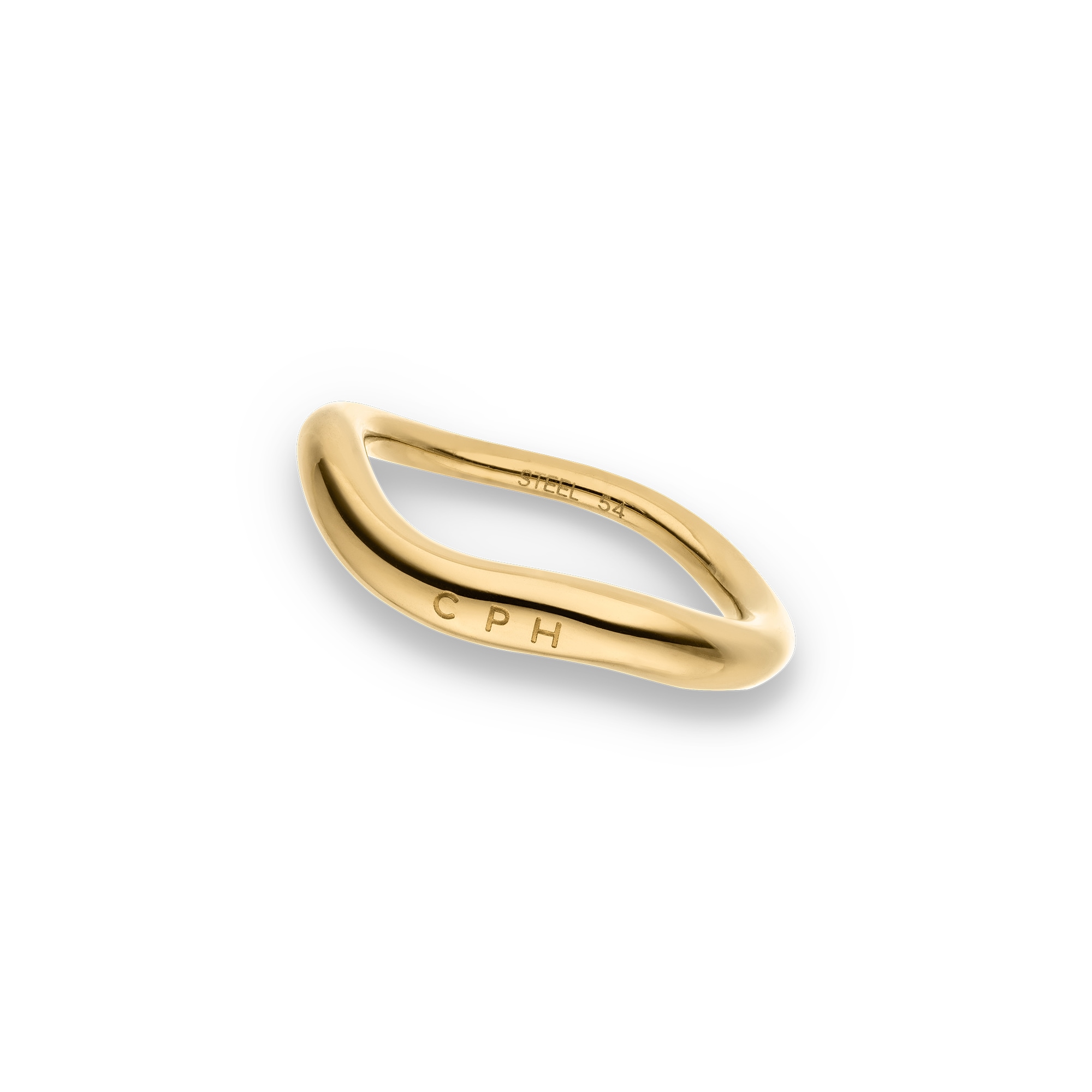 Copenhagen Studios Ring-Set »Schmuck Geschenk Edelstahl Ringset Organics, einzeln tragbar«