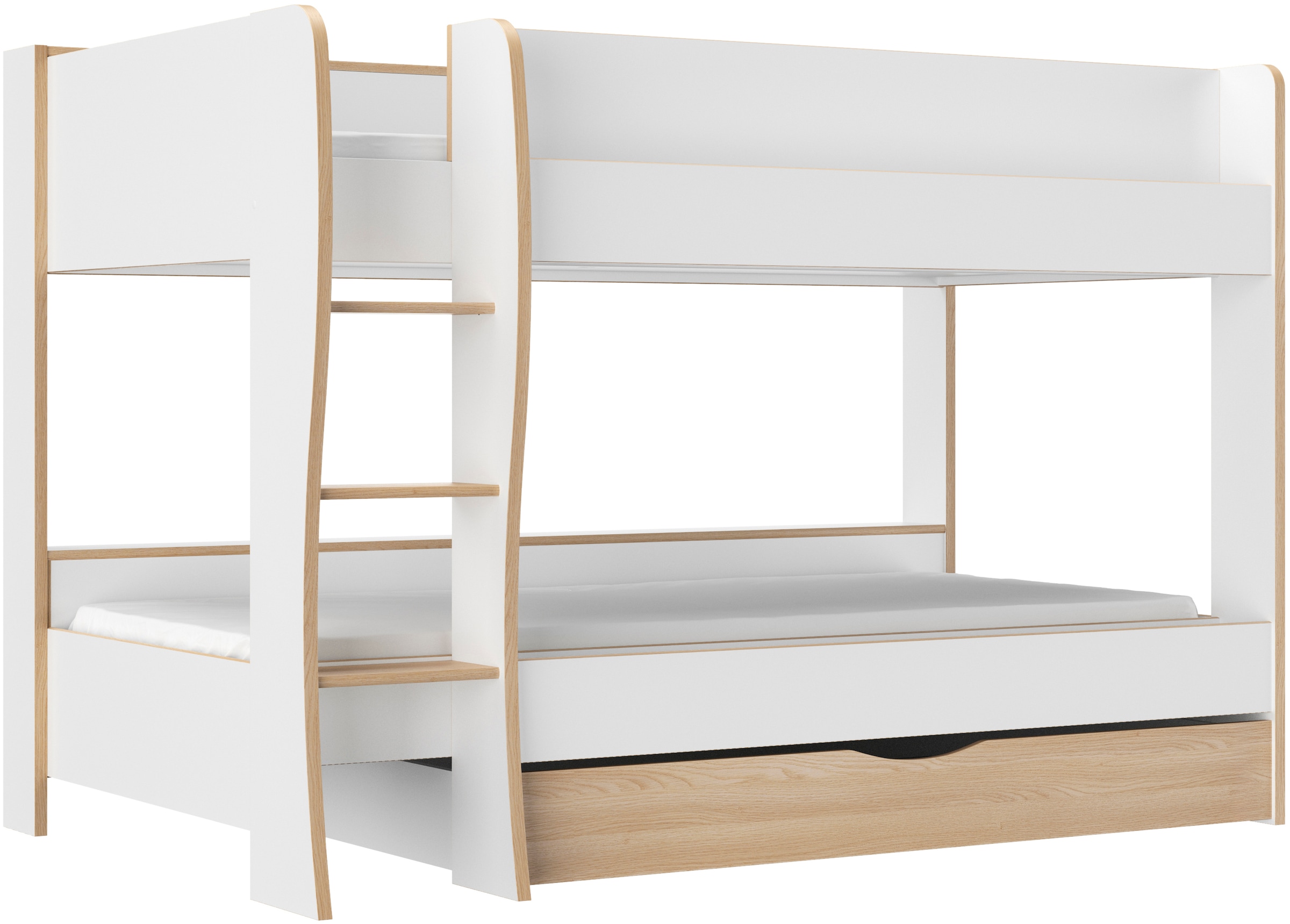 Gami "ROOMY" Hochbett mit zwei Liegeflächen und Bettkasten
