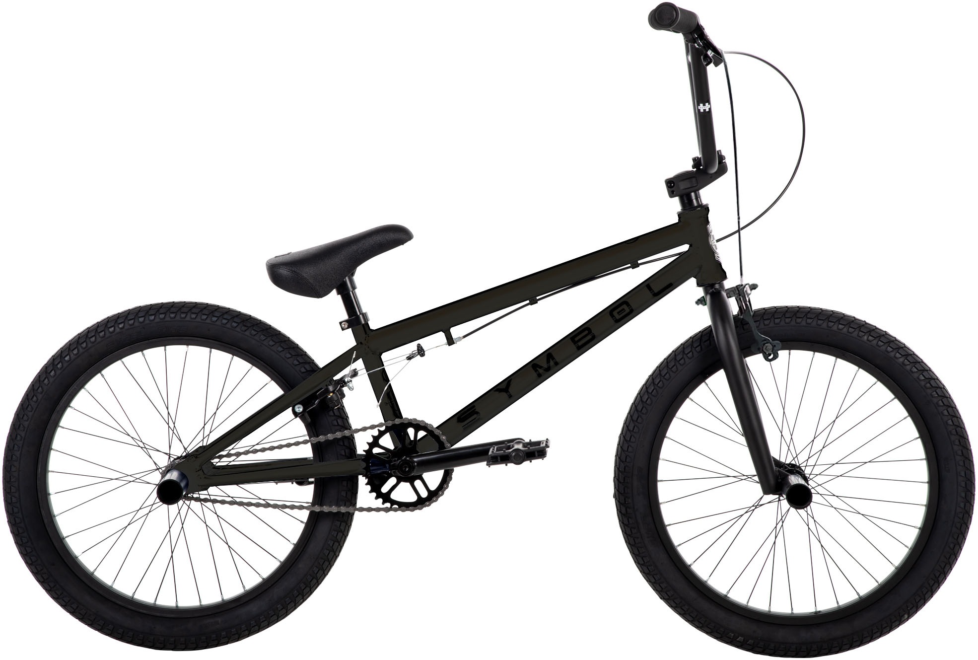 HUFFY BMX-Rad "Symbol Freestyle BMX-Fahrrad, 20 Zoll", 20 Zoll (50,80cm) hinten: 20 Zoll (50,80cm)grau, Fahrräder