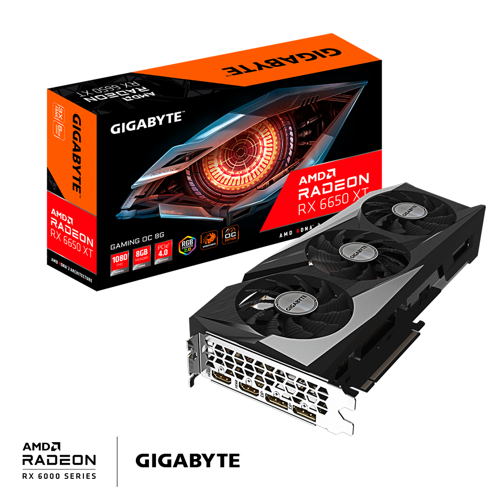Gigabyte Grafikkarte »Radeon™ RX 6650 XT GAMING OC 8G«, 8 GB, GDDR6