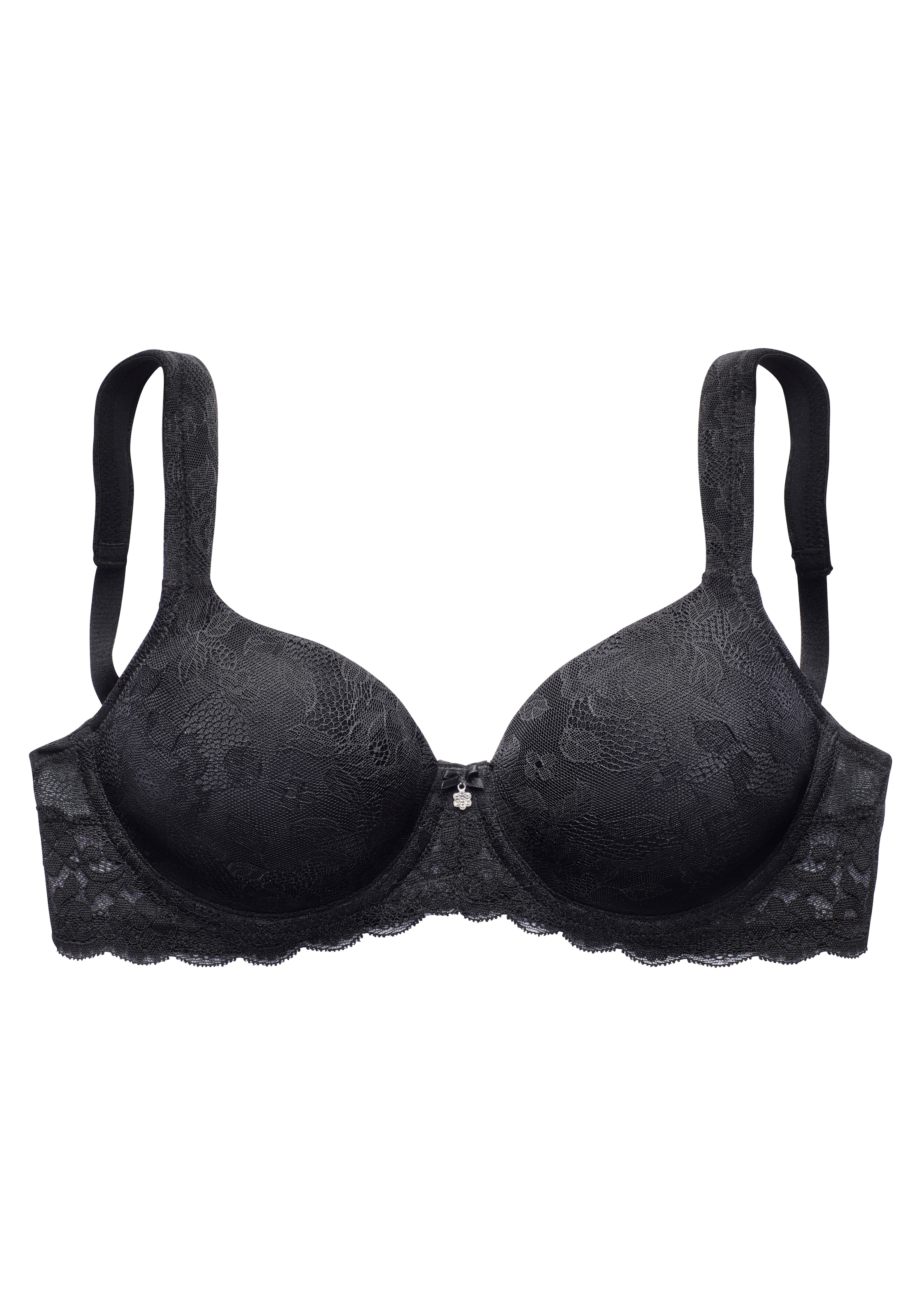 LASCANA Schalen-BH, mit Bügel rundherum aus edler, floraler Spitze, Dessous