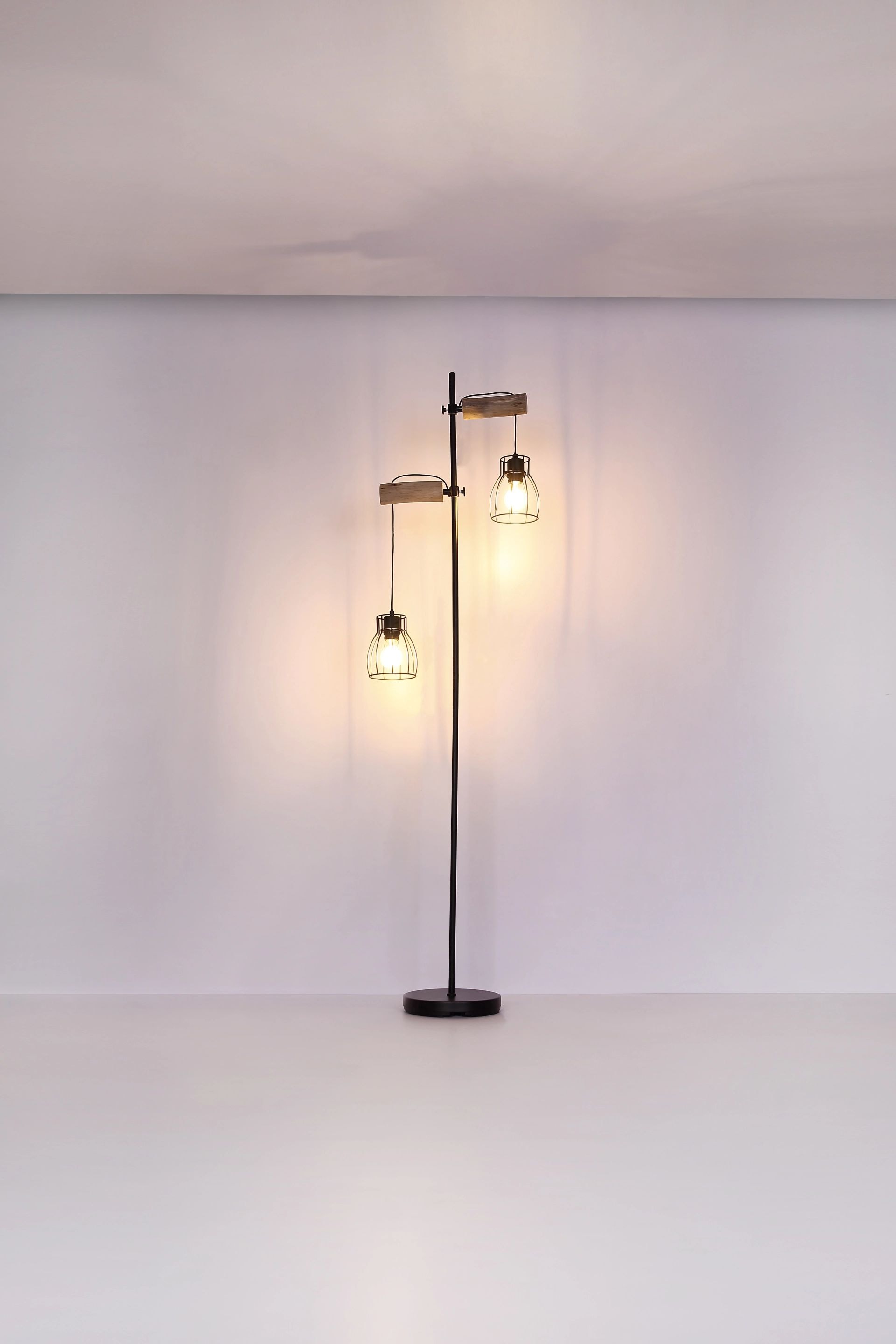 GLOBO LIGHTING Stehlampe »MINA«, Leuchtmittel E27 | ohne Leuchtmittel, Wippschalter