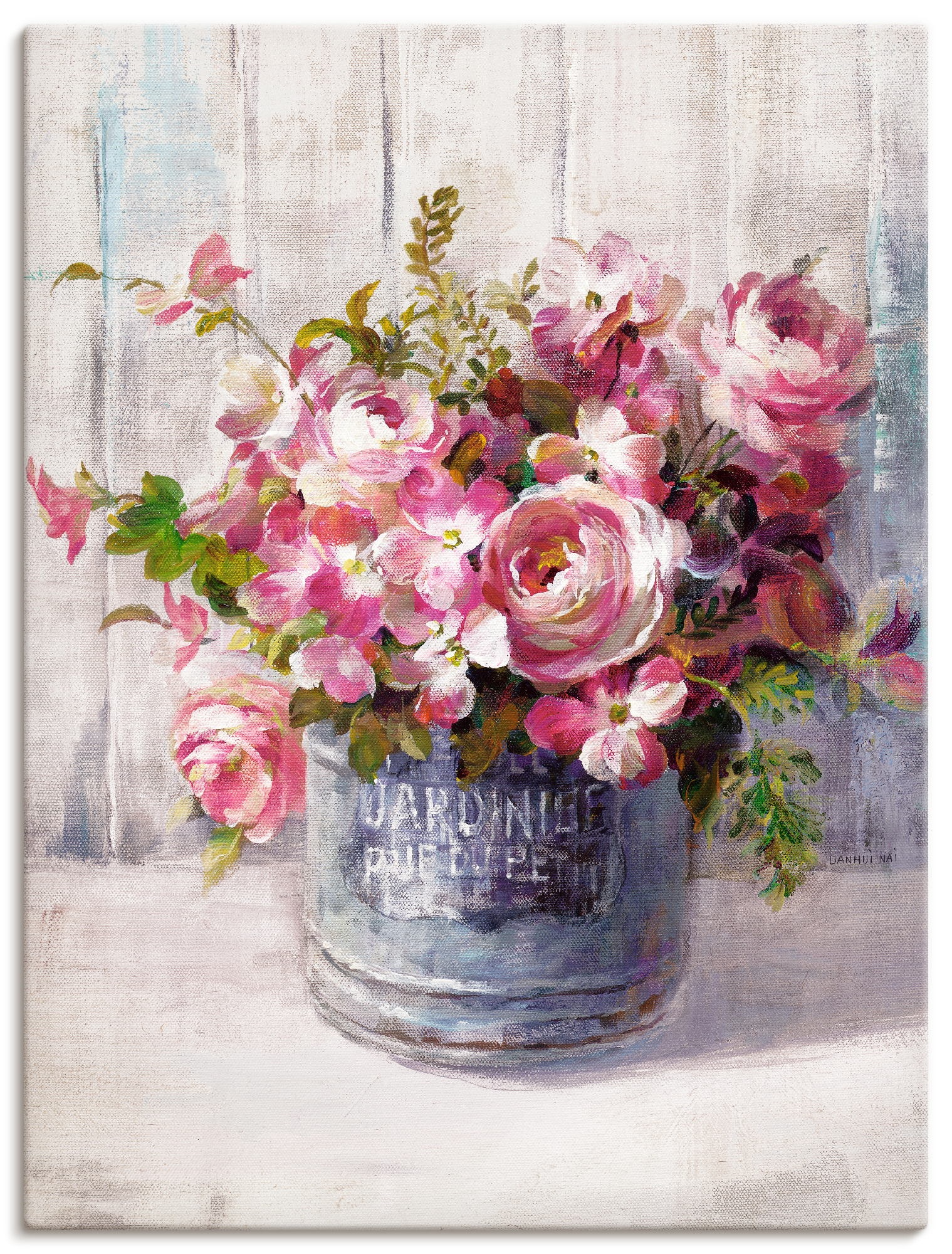 Artland Wandbild "Gartenblumen I" Blumen 1 Stk. tlg. als Leinwandbild, Poster in verschied. Größen