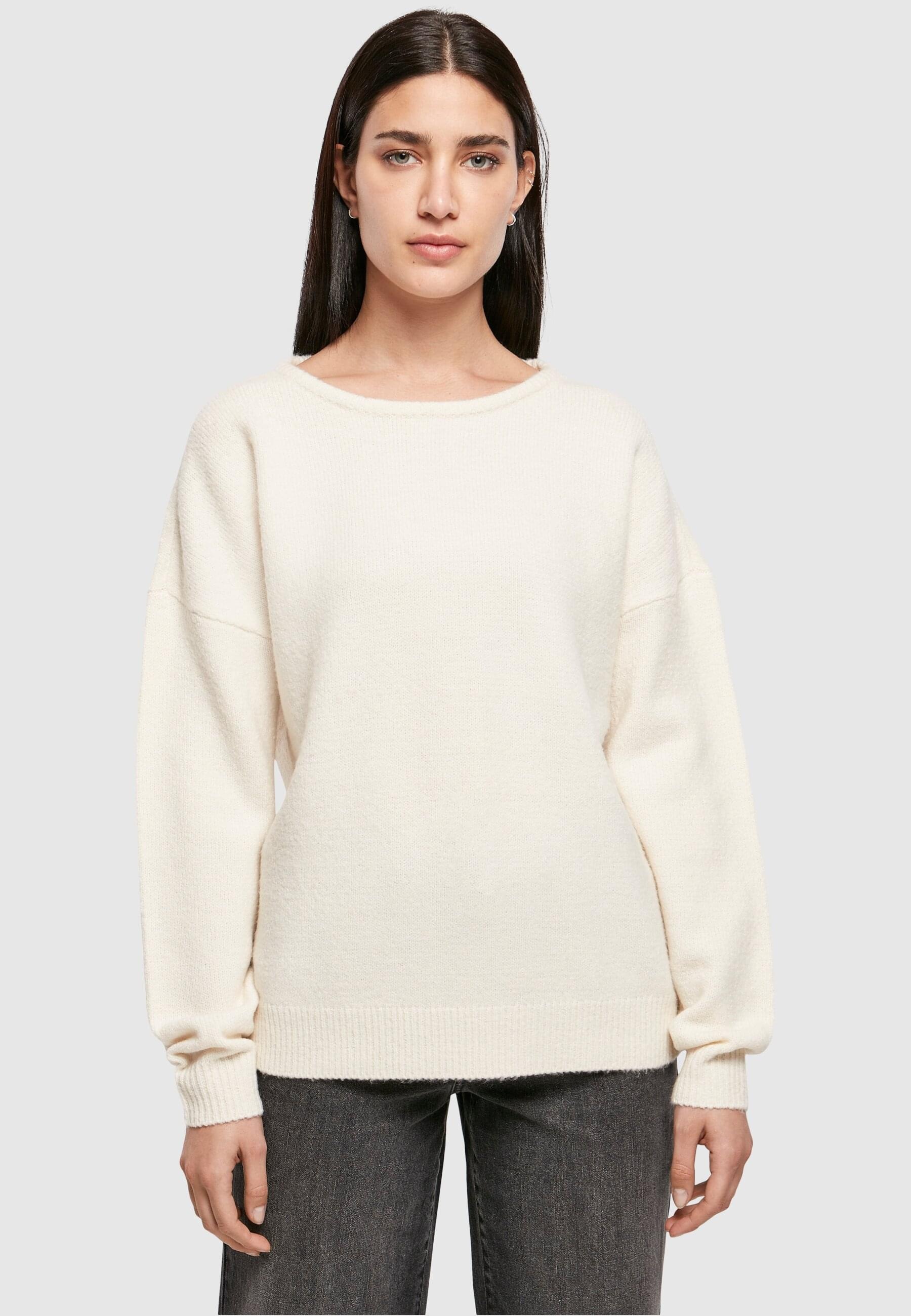 URBAN CLASSICS Sweater »Urban Classics Damen Ladies Chunky Fluffy Sweater«, (1 tlg.)