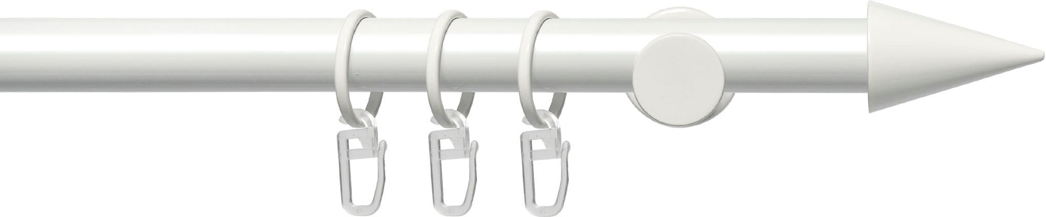 Liedeco Gardinenstange "Fertigstilgarnitur 20 mm Power Spitze" Ø 20 mm 1 lä günstig online kaufen