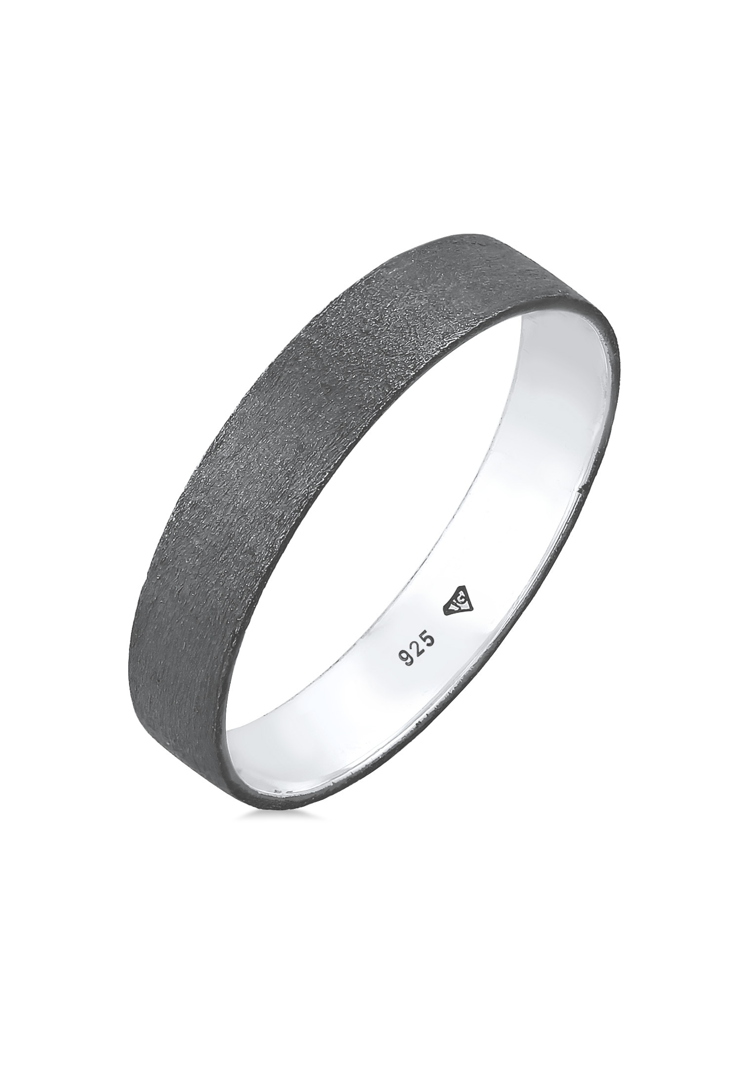 Kuzzoi Silberring »Ring Bandring Herrenring Freundschaftsring 925 Silber«