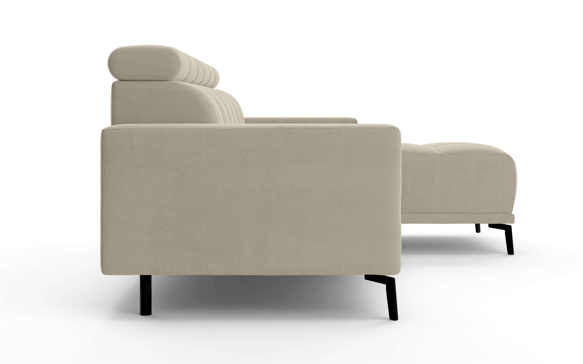 INOSIGN Ecksofa »CAZIE, Designsofa, L-Form, trendige Bubble-Optik,«, L-Form mit Wellenunterfederung, Recamiere rechts/links bestellbar