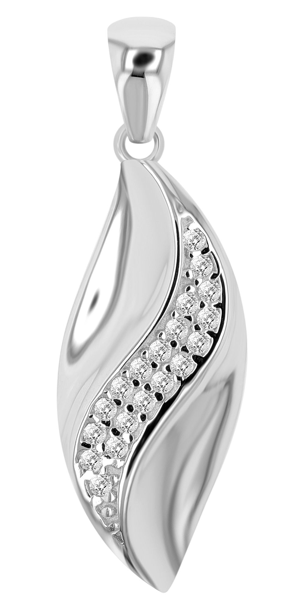 Kettenanhänger ADELIA ́S "Anhänger aus 333 Gold mit Zirkonia", silber, Schmuckanhänger, Damen, Gelbgold 333, Kettenanhänger, Perfekt zum Verschenken 