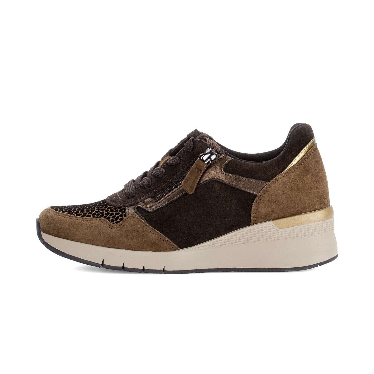Gabor Sneaker "Sneaker low Materialmix Leder" günstig online kaufen