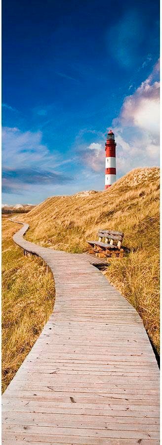 living walls Fototapete "Leuchtturm Sylt", Vlies, Wand, Schräge