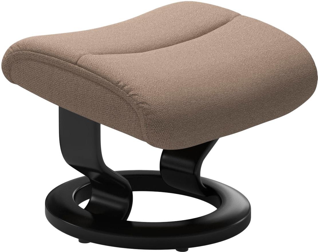 Stressless® Relaxsessel »View«, (Set, Relaxsessel mit Hocker), mit Classic Base, Größe M,Gestell Schwarz