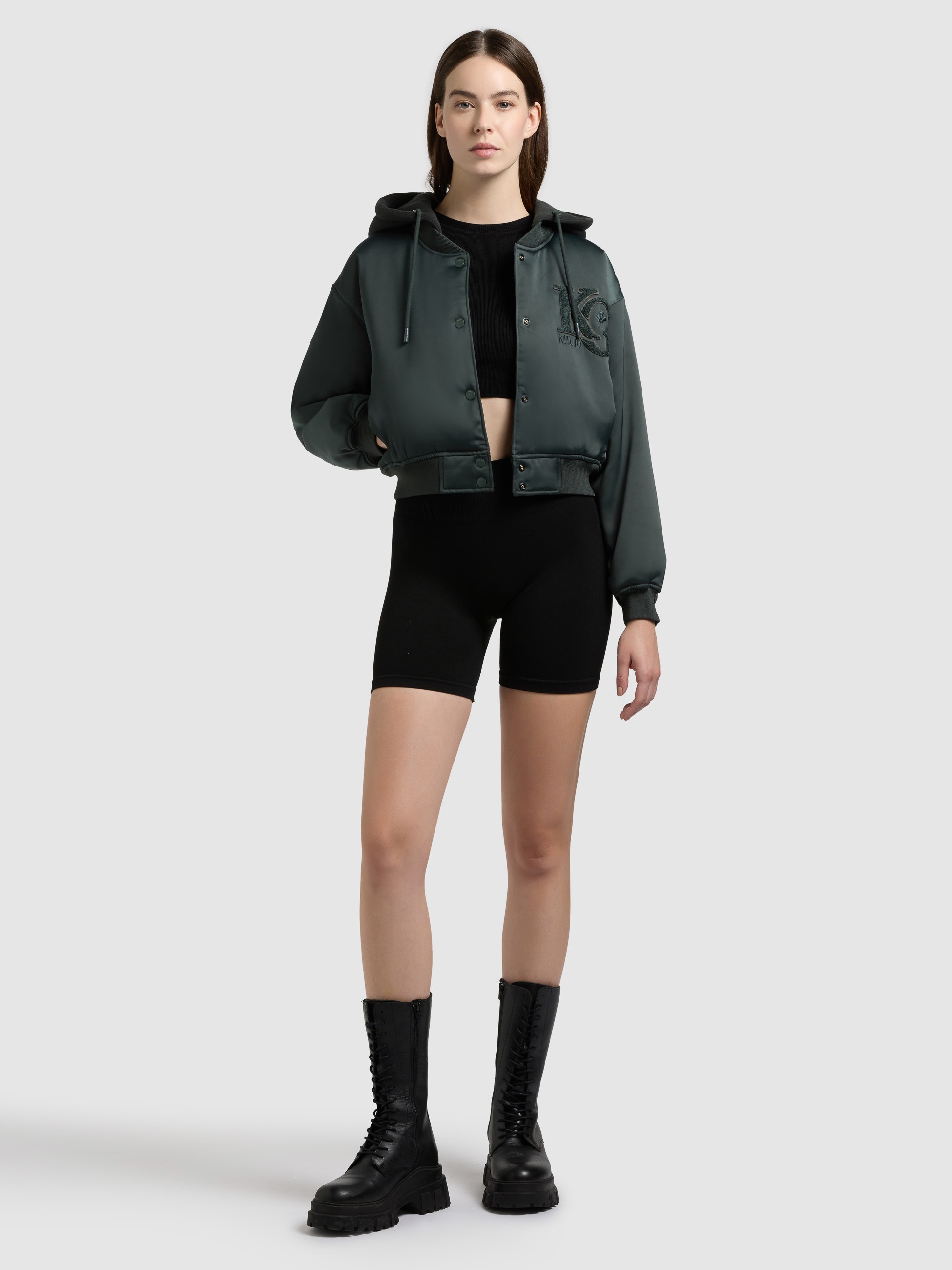 khujo Blouson »CHANI« mit Kapuze