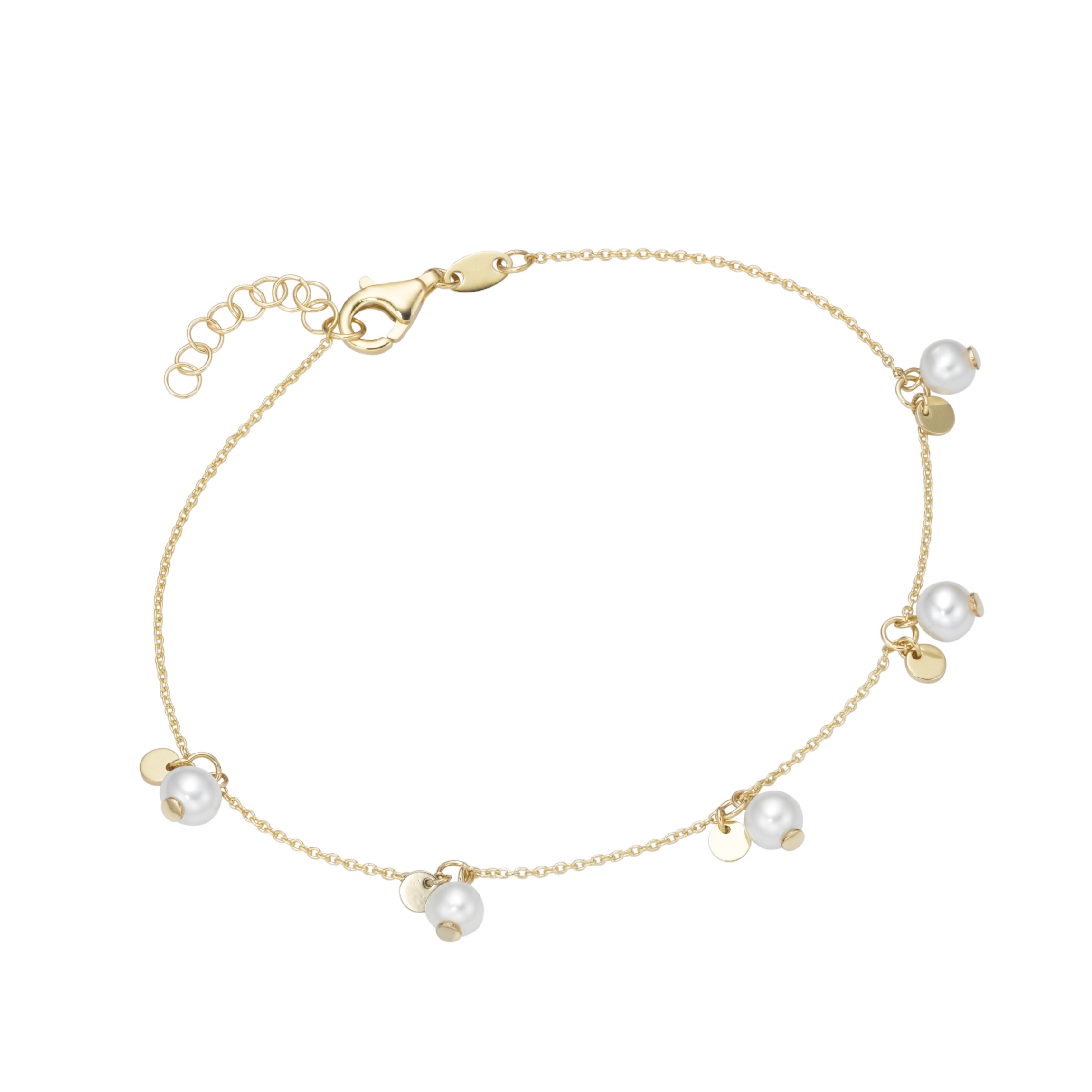 Luigi Merano Armband »mit Süßwasser Zuchtperlen Gold 585«