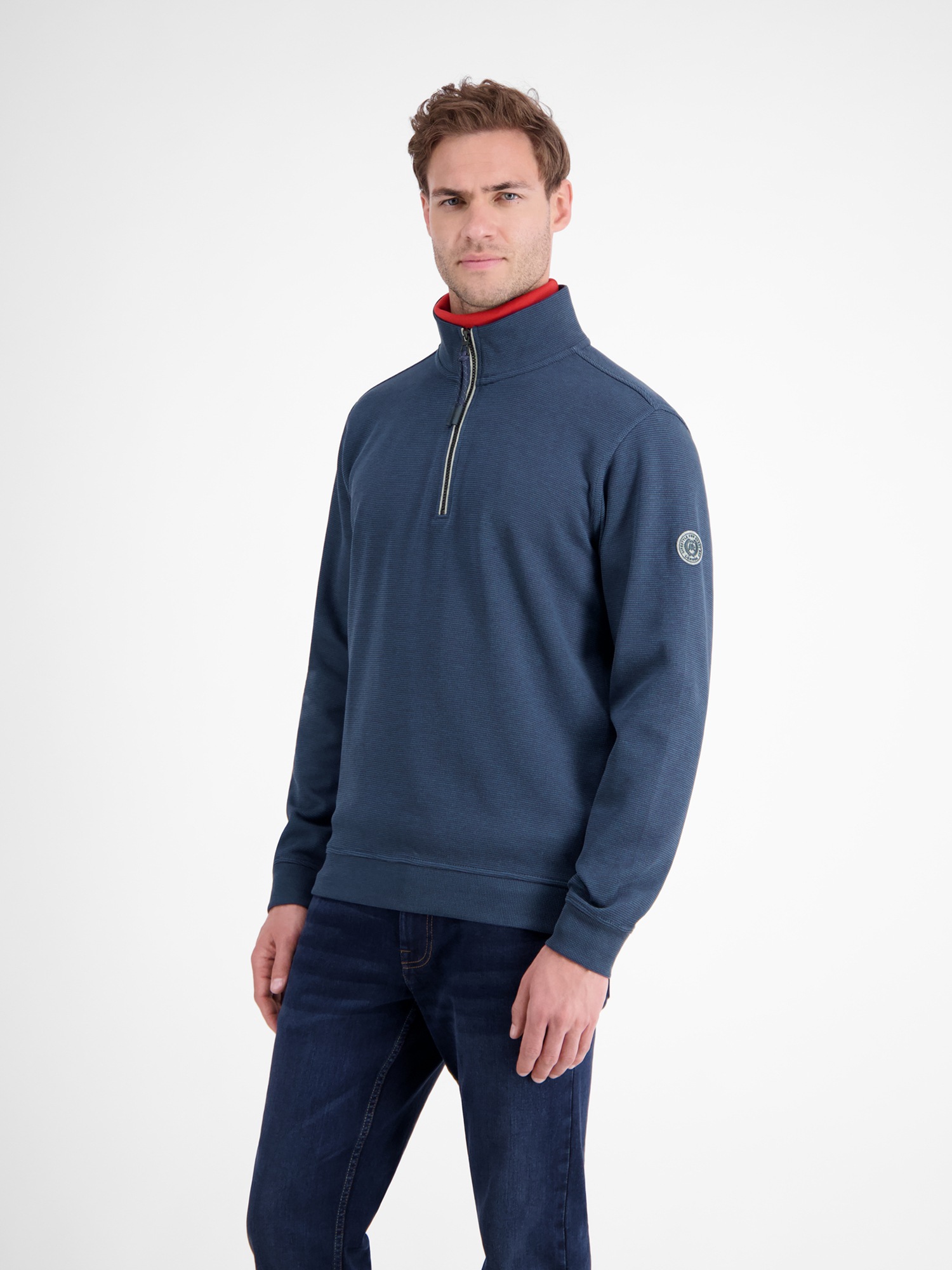 Thumbnail - LERROS Sweatshirt "Unifarbener Sweattroyer für Herren"