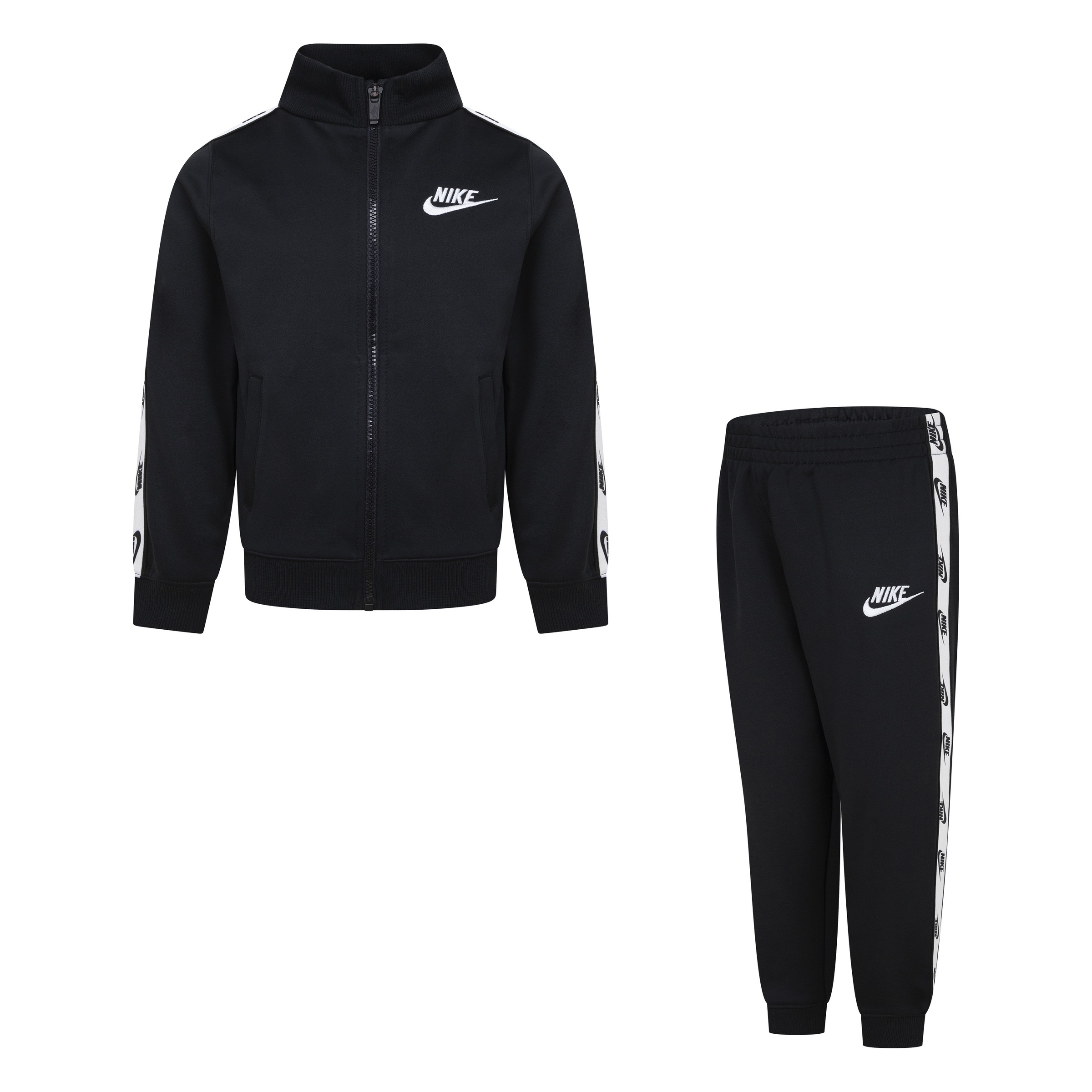 Nike Sportswear Trainingsanzug »NKN FULL ZIP SET WITH LOGO TAP« 2 tlg. für Kinder, sportlicher Stil