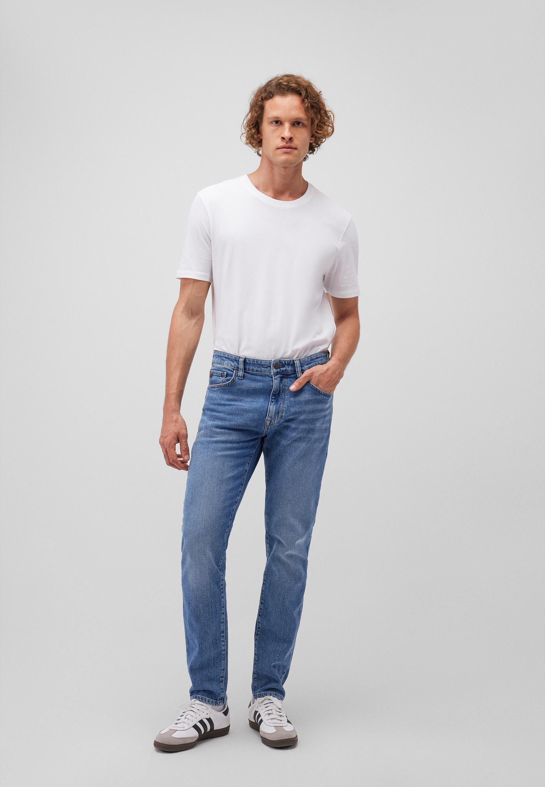 Slim-fit-Jeans »MILAN«, Slim Tapered Leg Pants