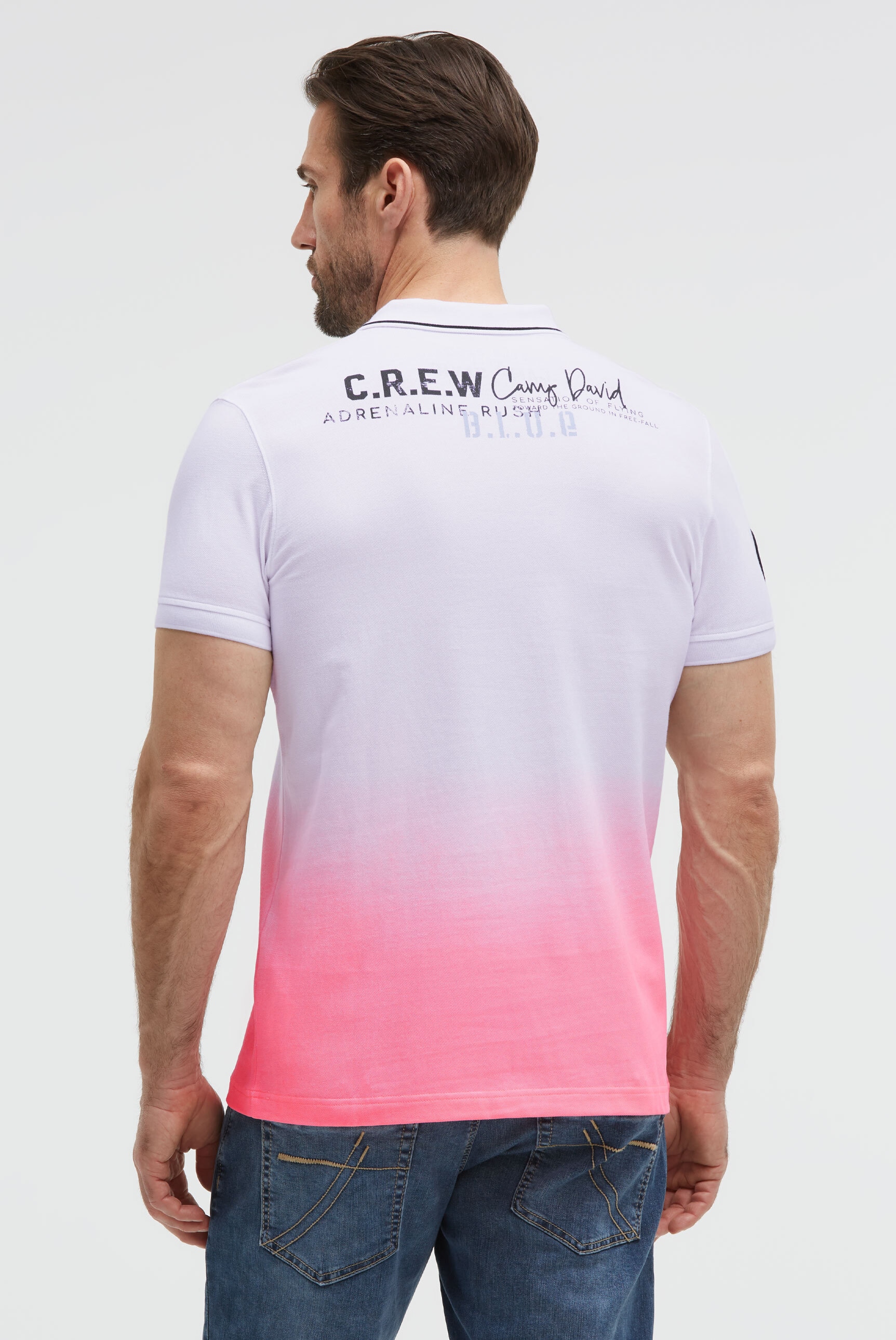 CAMP DAVID Poloshirt aus Baumwolle