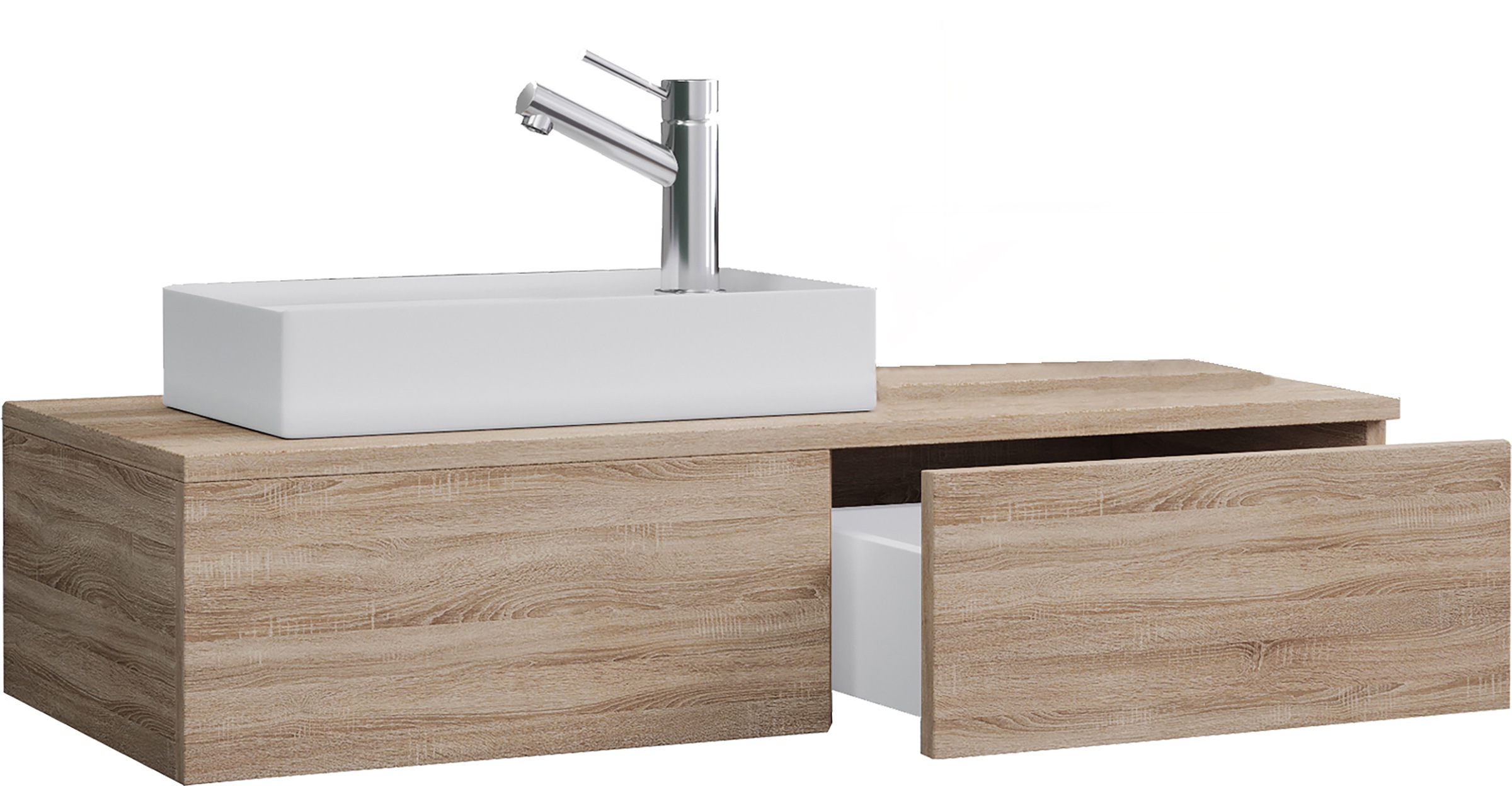 VCM Waschtisch "2-tlg. Gäste WC Waschplatz Waschtisch schmal Gudas" 2 Stk. günstig online kaufen