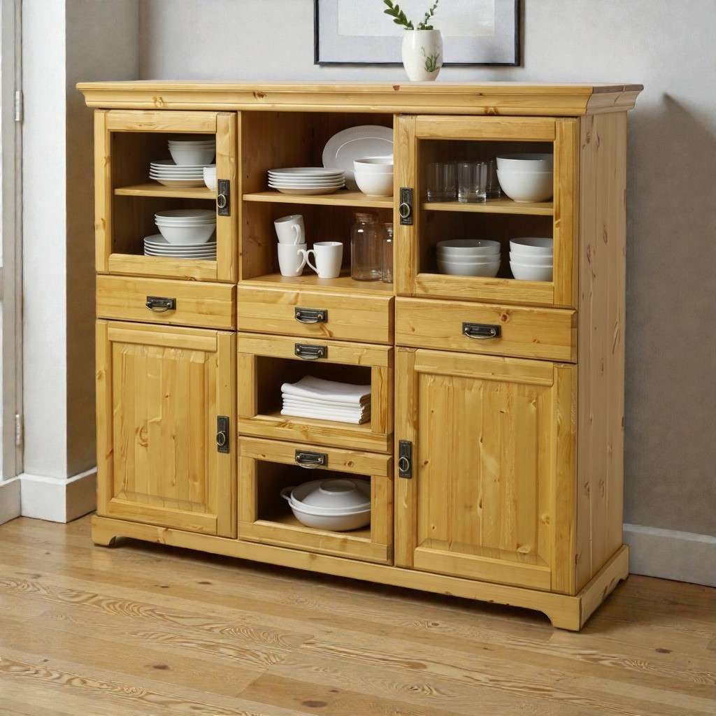OTTO home Sideboard "Rügen" aus massiver Kiefer, Breite 145 cm, made in EU günstig online kaufen