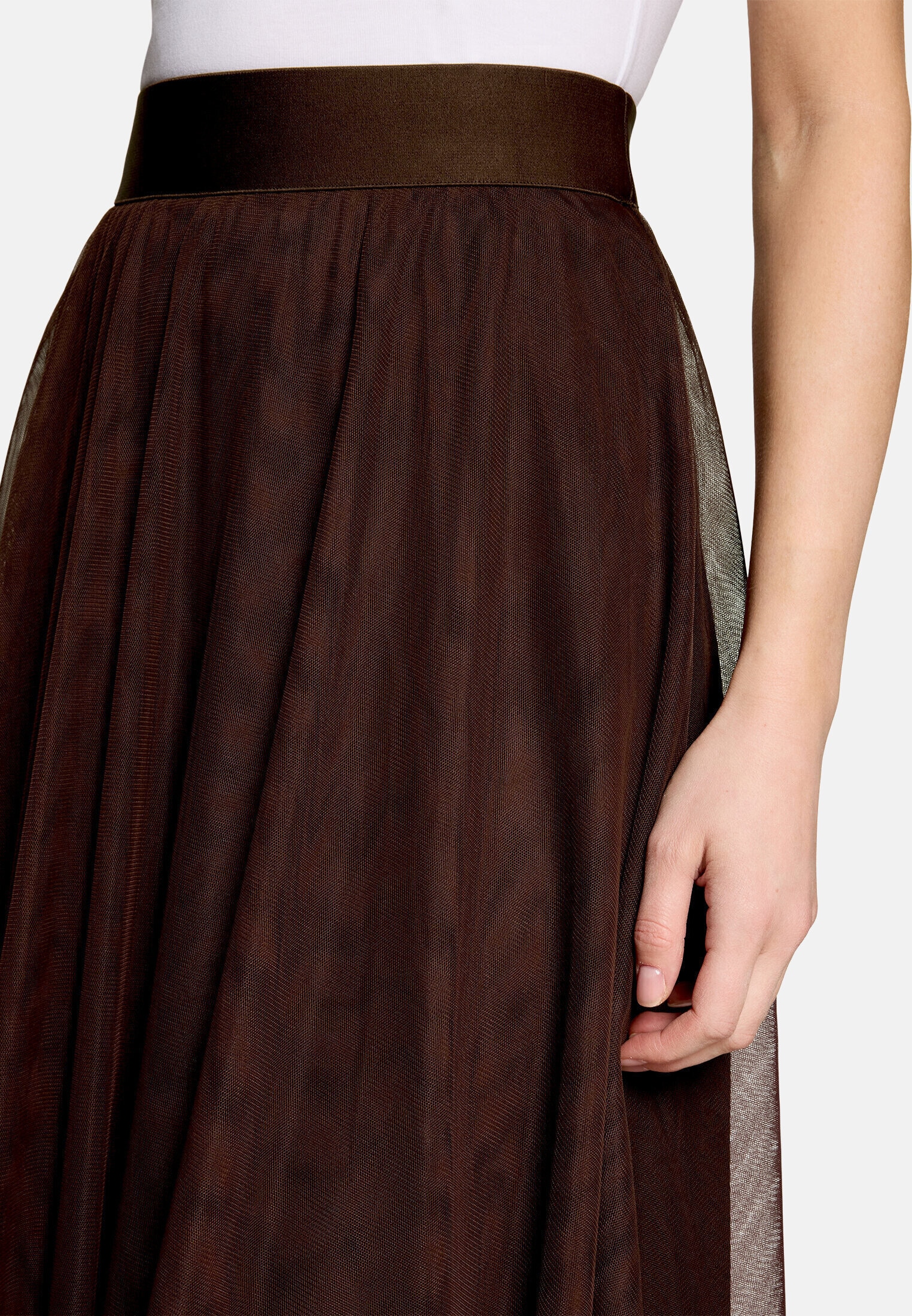 Zero Midirock »Damen mit elastischem Bund« Material