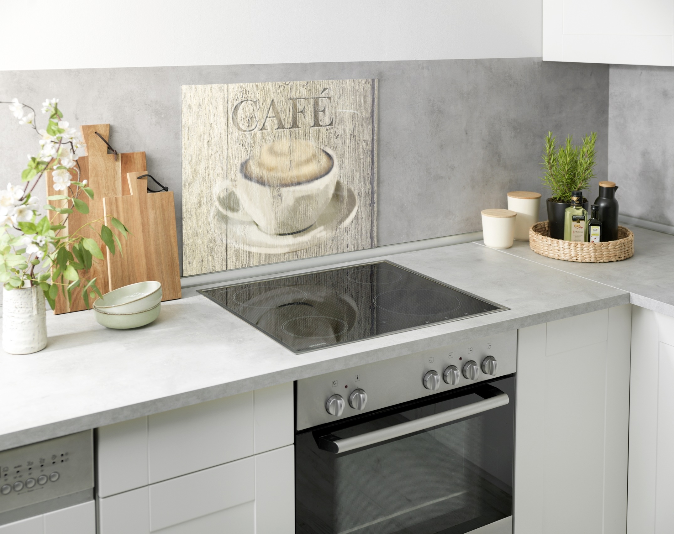 WENKO Spritzschutz "Modell Café", Küchenrückwand für Herd oder Spüle, gehär günstig online kaufen