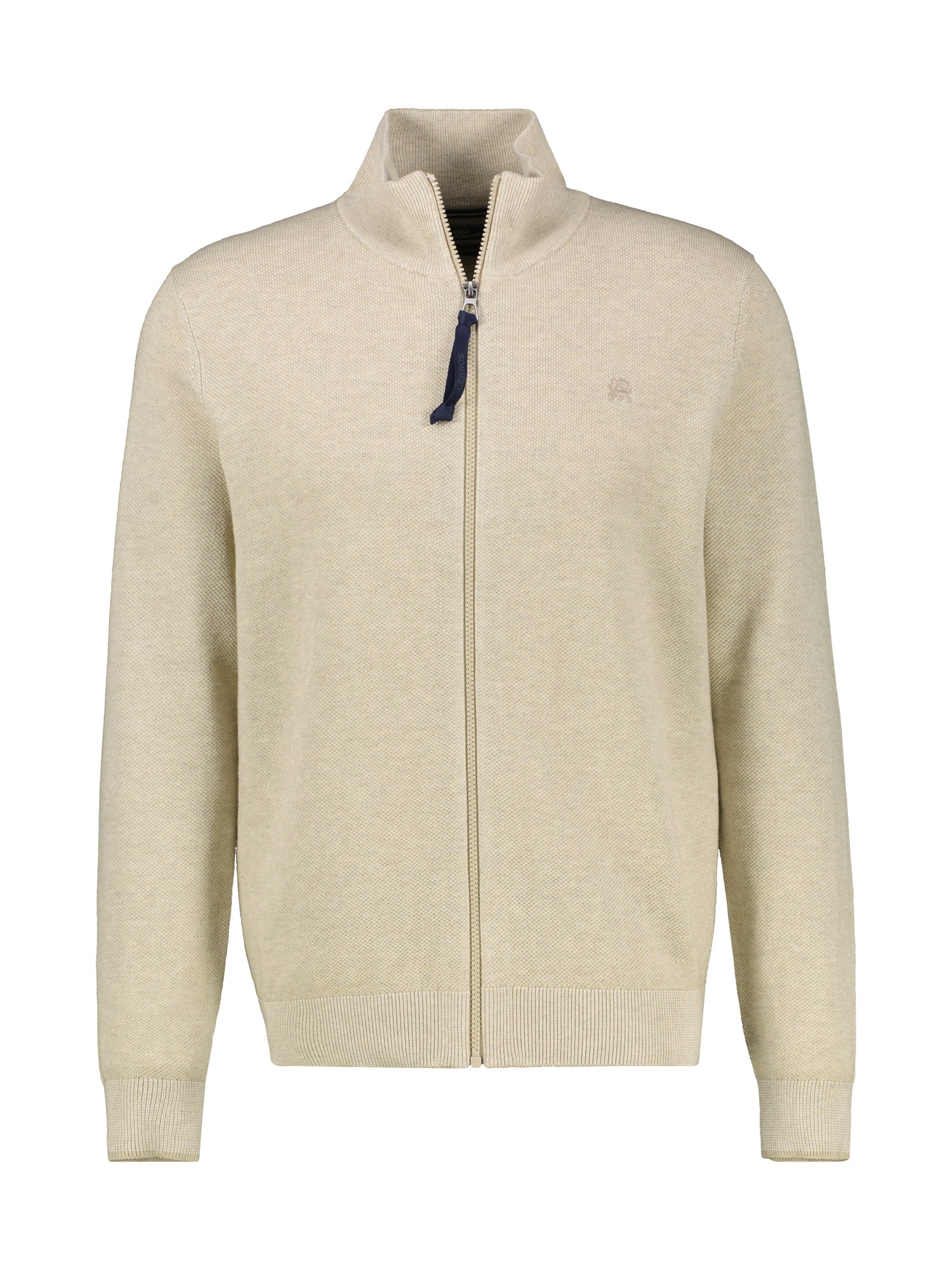 LERROS Strickjacke »LERROS Melange-Strickjacke für Herren«