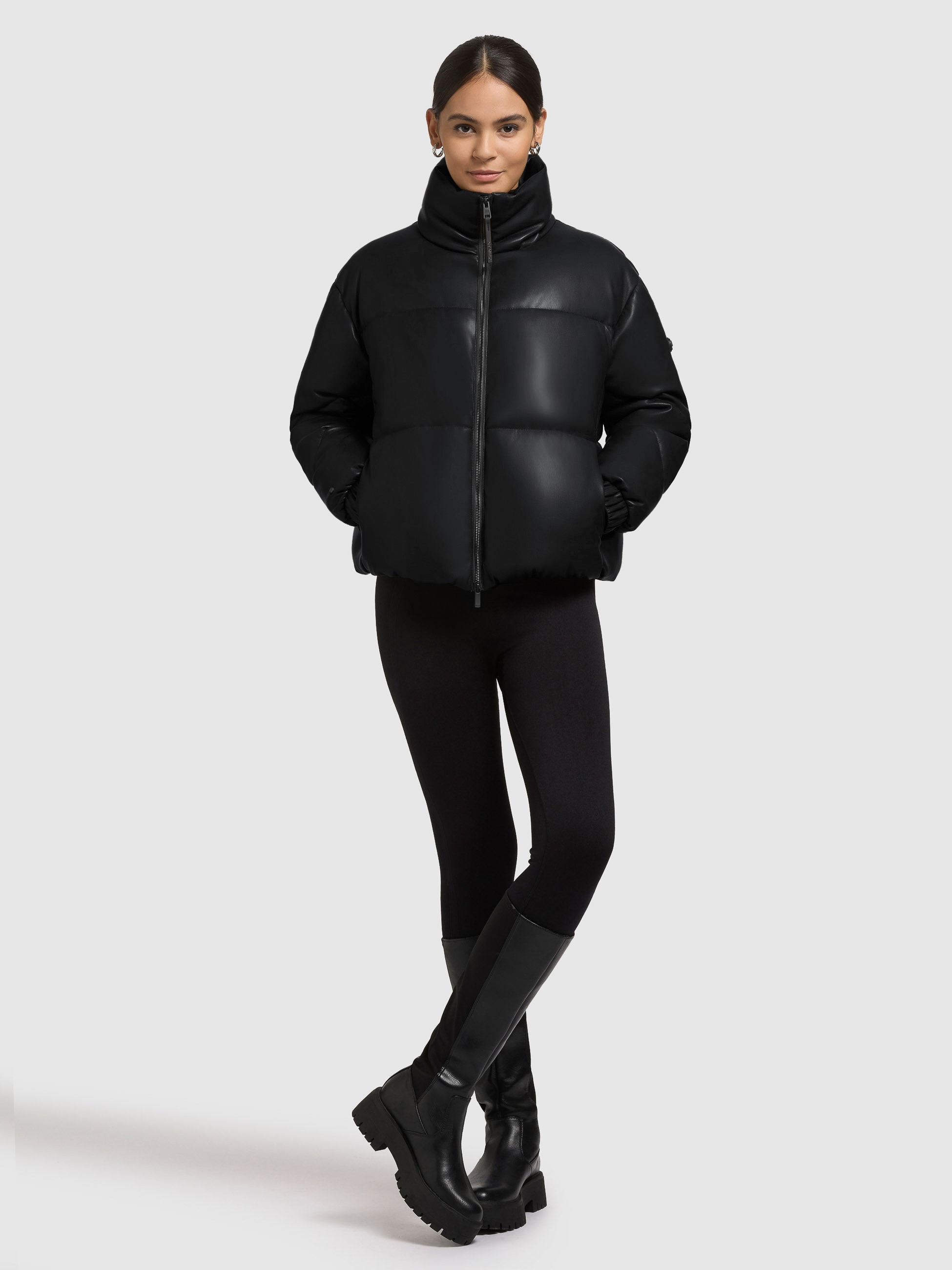 Thumbnail - khujo Lederimitatjacke "KHALIA" ohne Kapuze