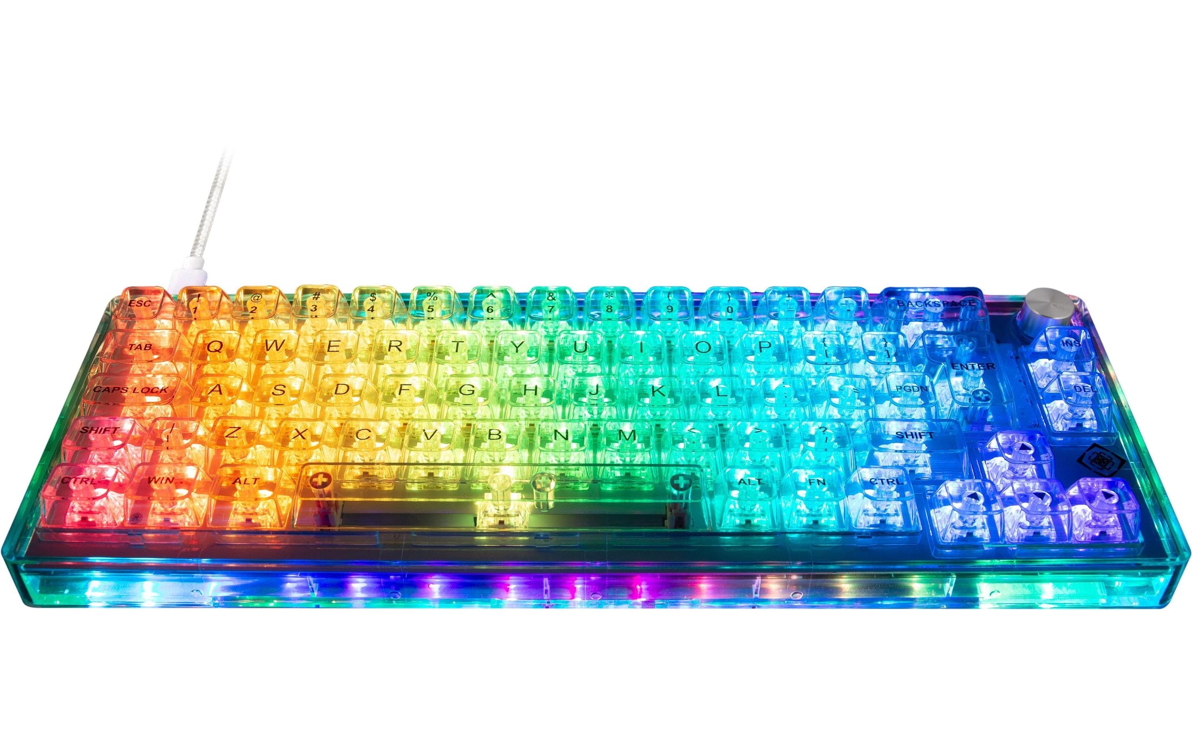 DELTACO Gaming-Tastatur »GAM-160-T-CH Weiss« ()