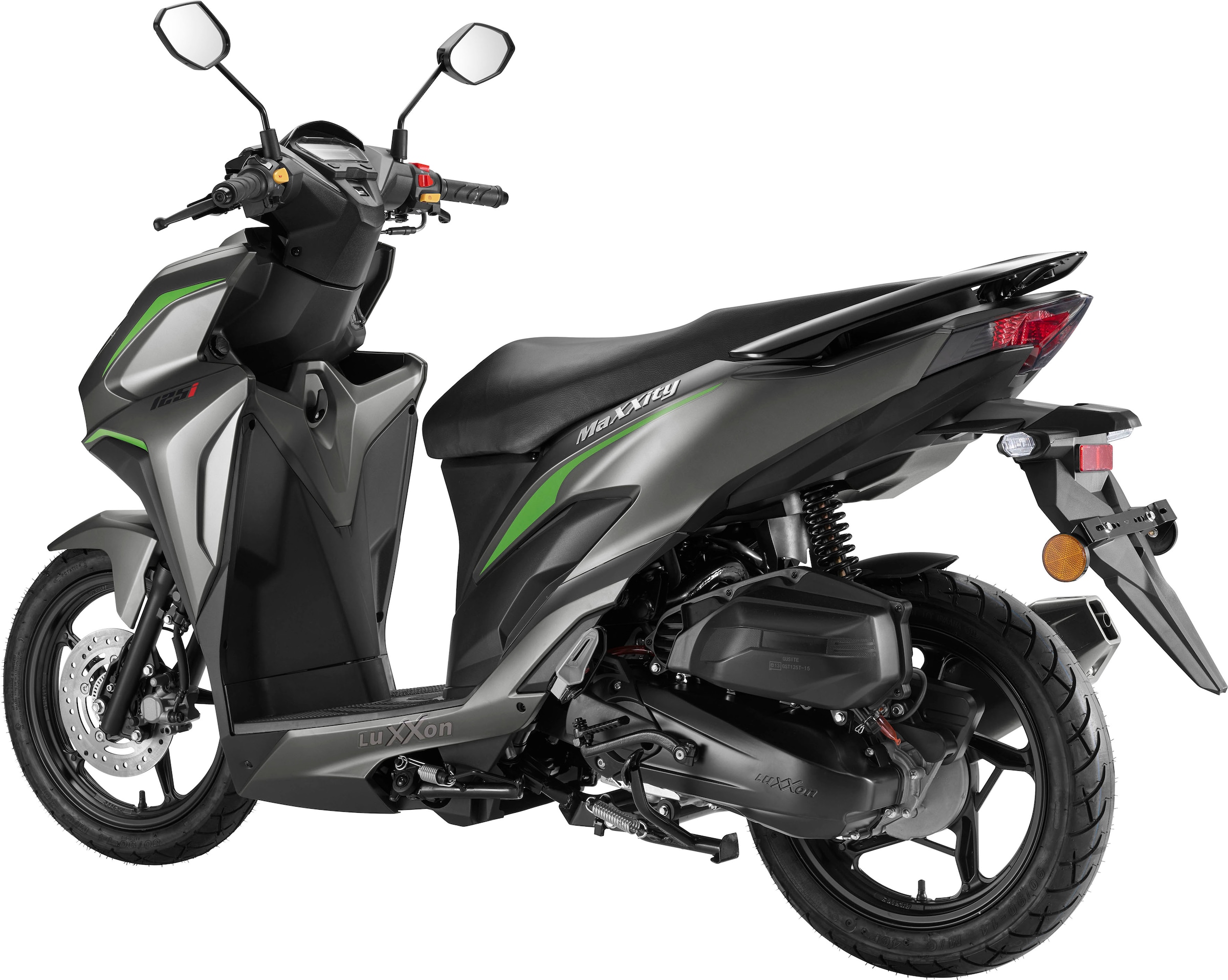Luxxon Motorroller »MaXXity 125«, 124,6 cm³, 80 km/h, Euro 5, 8,16 PS, mit USB-Anschluss und Sportfelgen