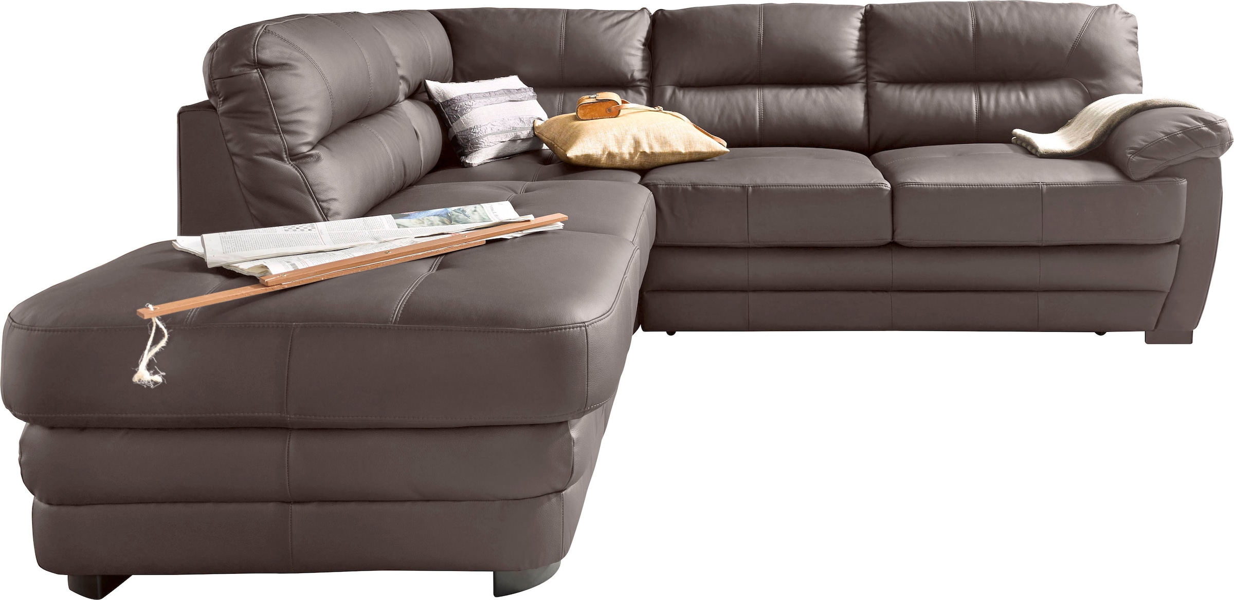 COTTA Ecksofa "Royale L-Form", wahlweise mit Bettfunktion günstig online kaufen
