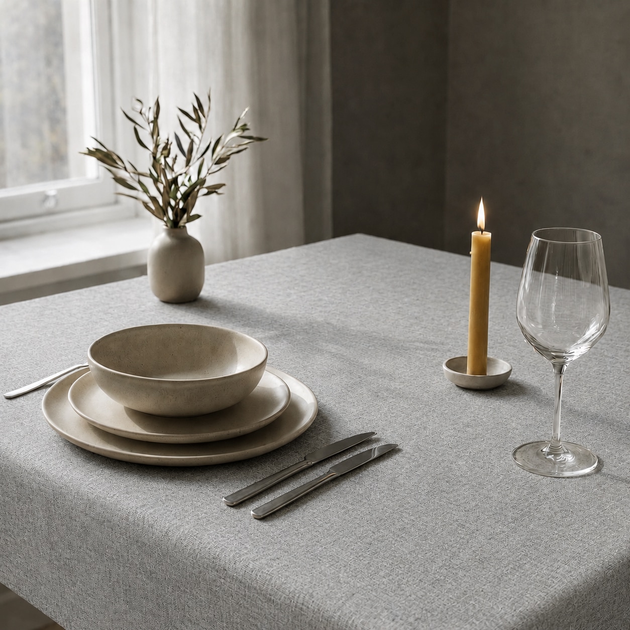 OTTO home Tischdecke »Meellon« unifarben, verschiedene Größen, Esszimmer, Wohnzimmer, Dekoration