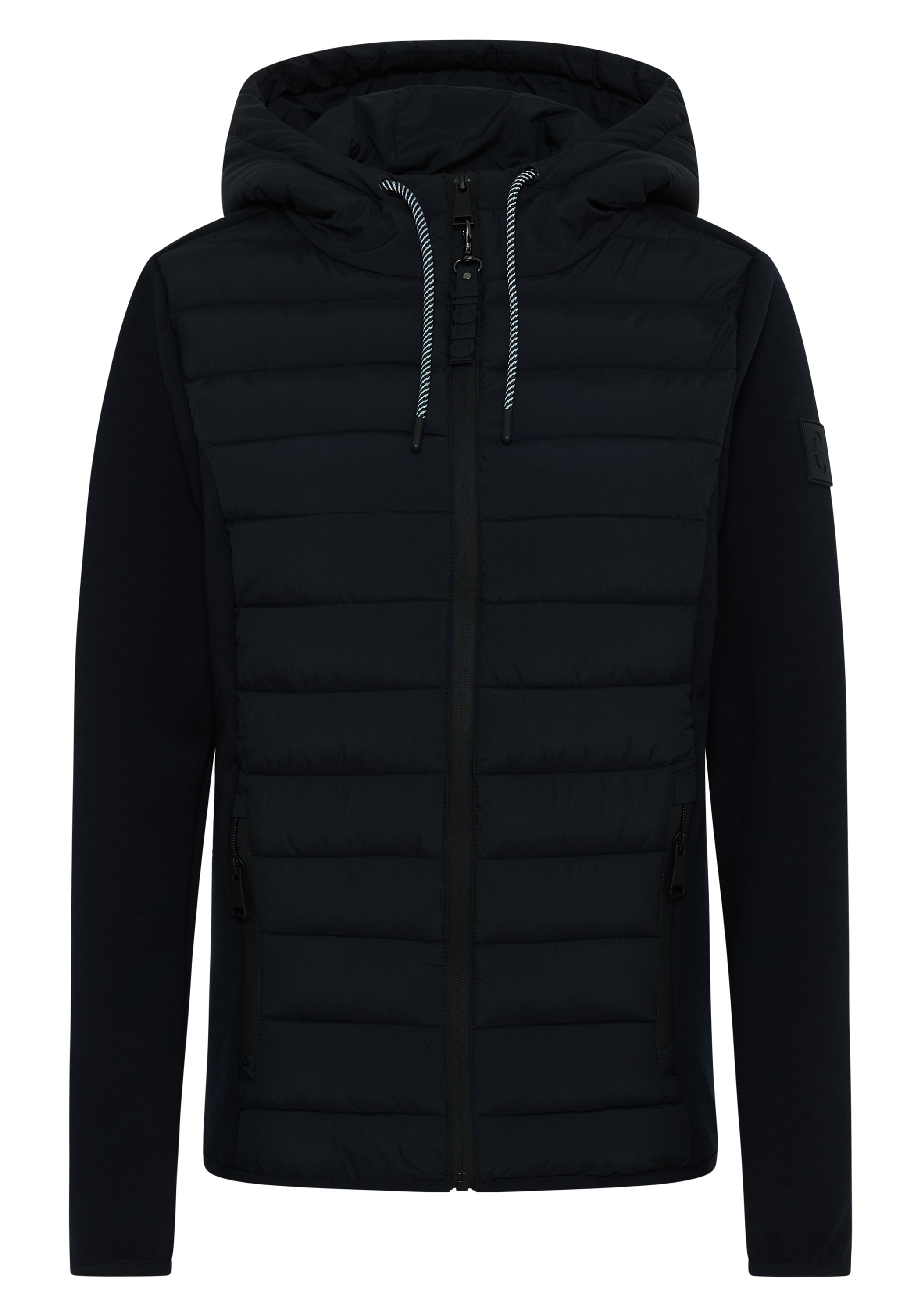 Cecil Steppjacke, mit Kapuze, aus softem Materialmix