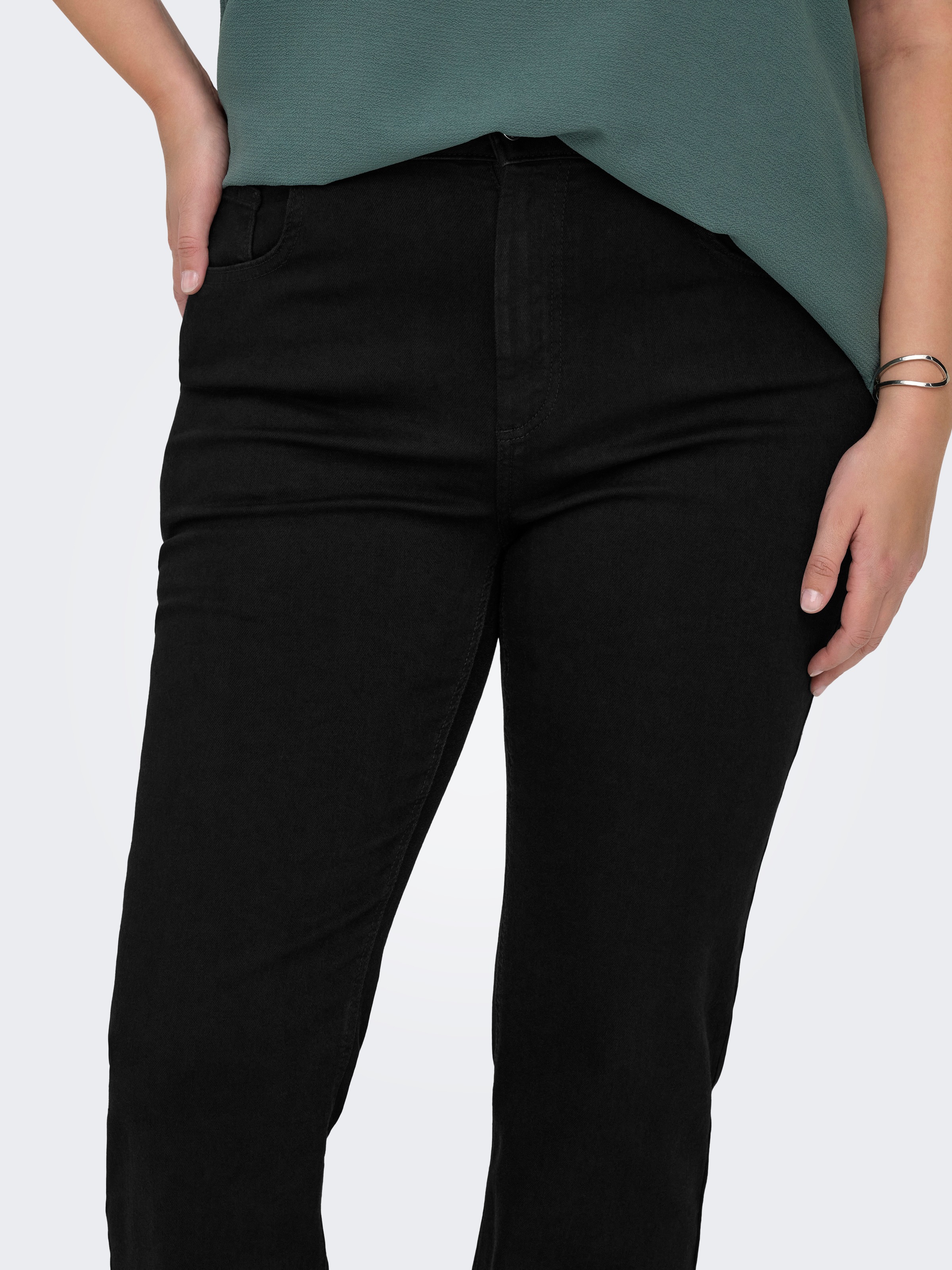 ONLY CARMAKOMA High-waist-Jeans »CARWILLY HW FLARED PIM2343 DNM«